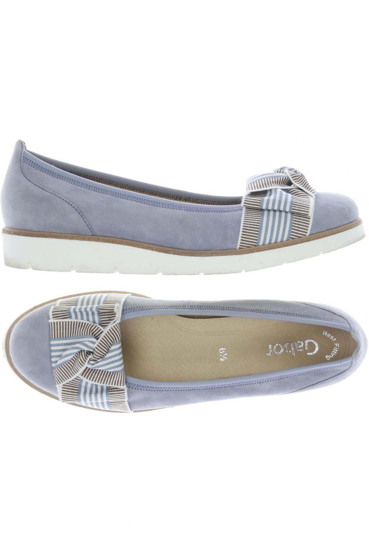 

Gabor Damen Ballerinas, hellblau, Gr. 6.5