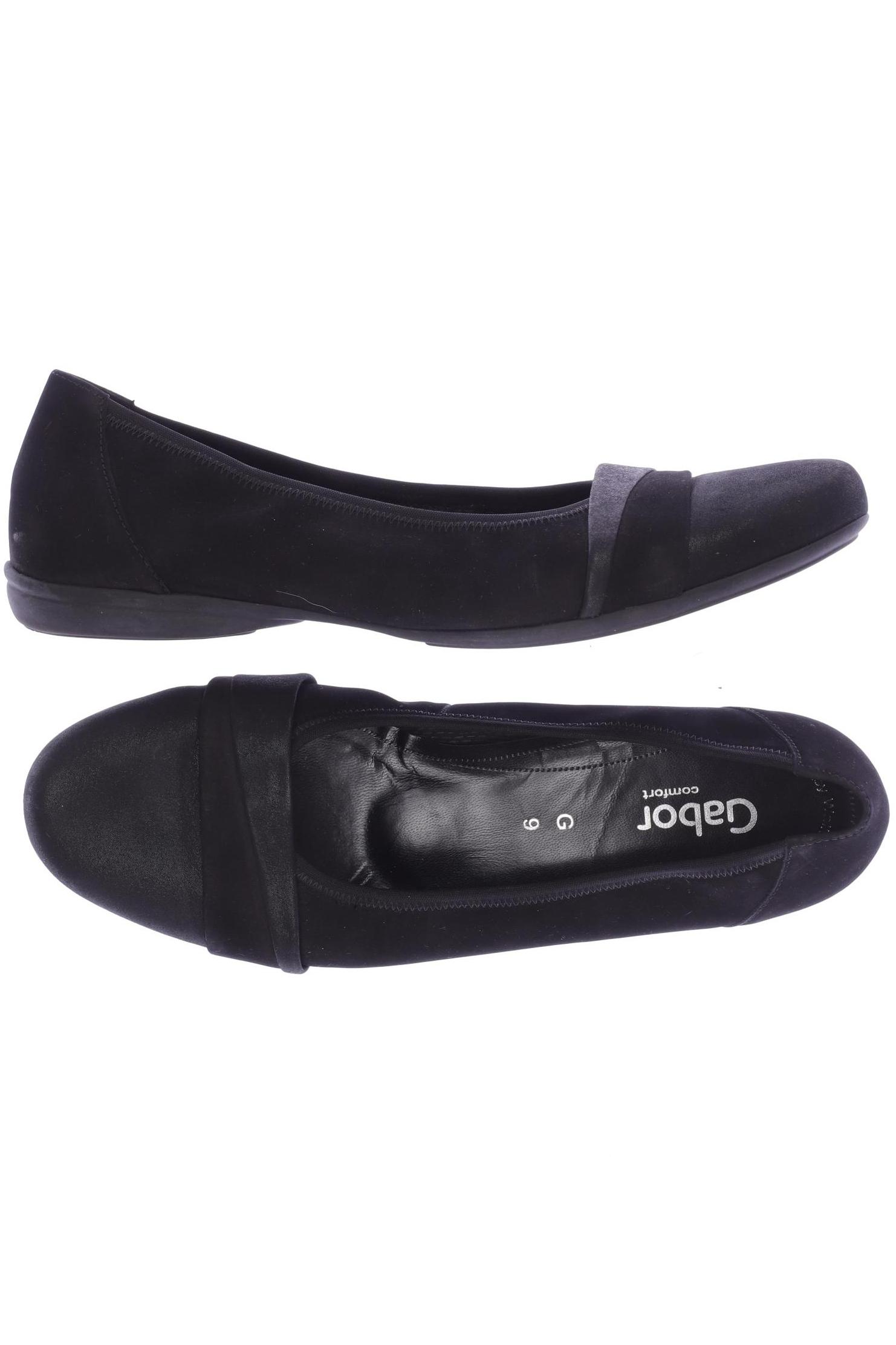 

Gabor Damen Ballerinas, schwarz, Gr. 9