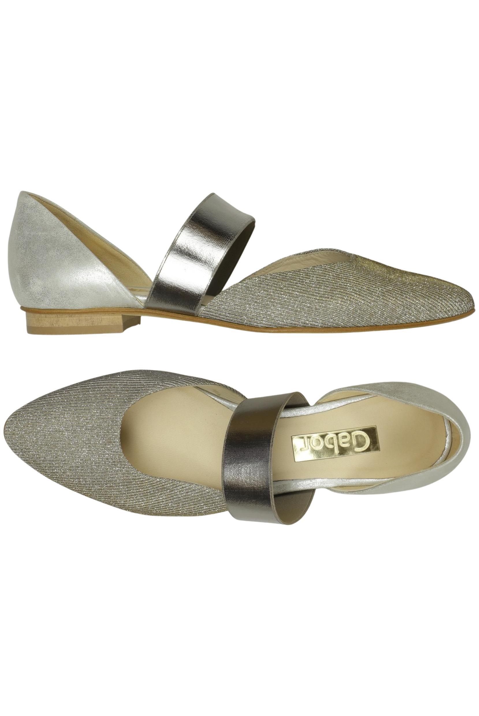 

Gabor Damen Ballerinas, silber, Gr. 5