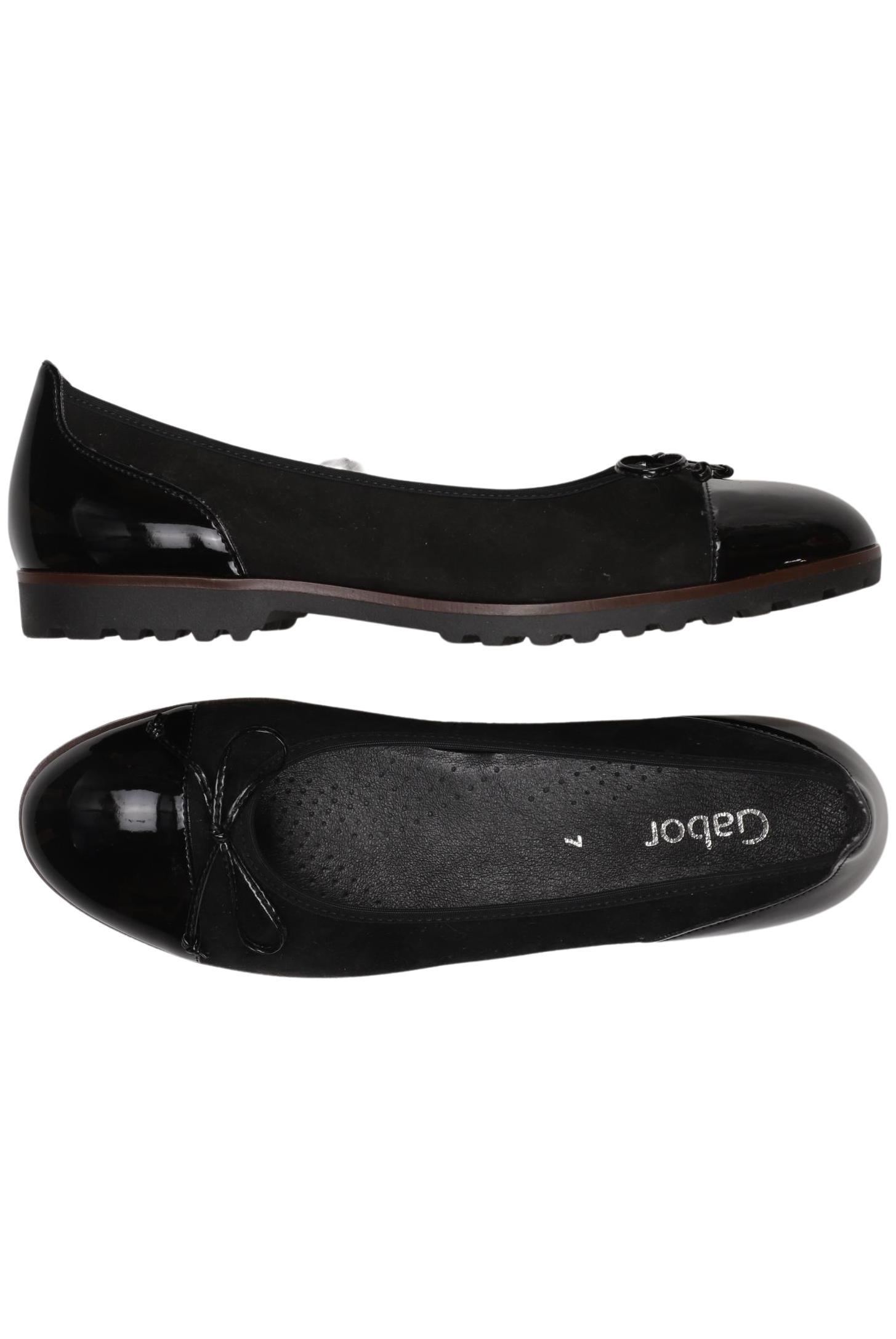 

Gabor Damen Ballerinas, schwarz, Gr. 7
