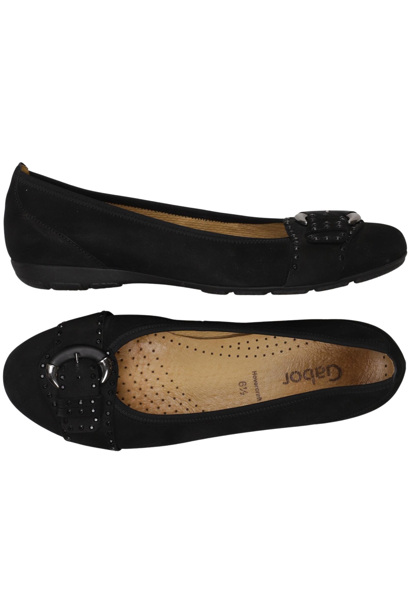 

Gabor Damen Ballerinas, schwarz, Gr. 6.5