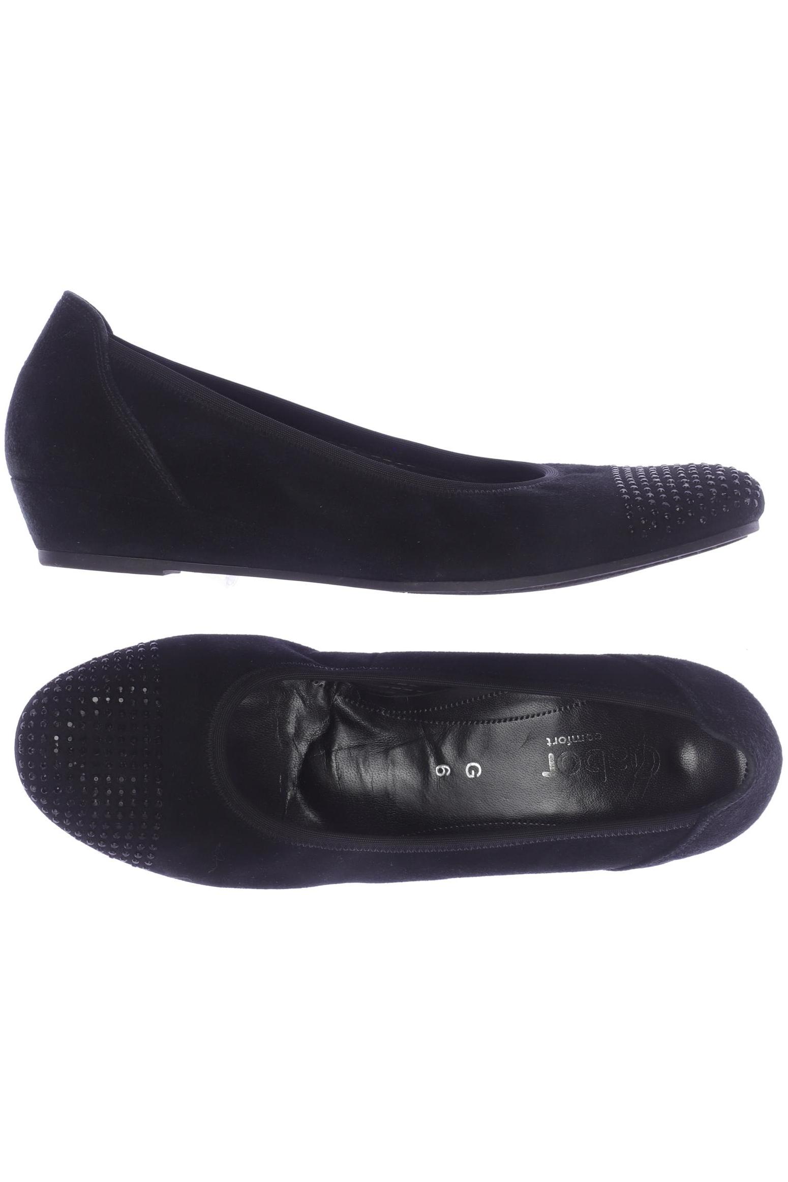 

Gabor Damen Ballerinas, schwarz, Gr. 6