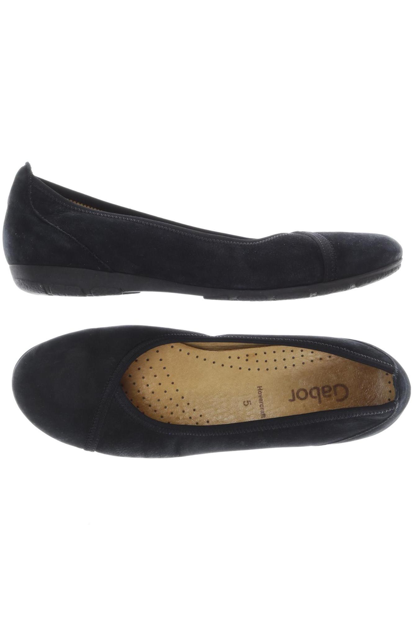 

Gabor Damen Ballerinas, schwarz, Gr. 5
