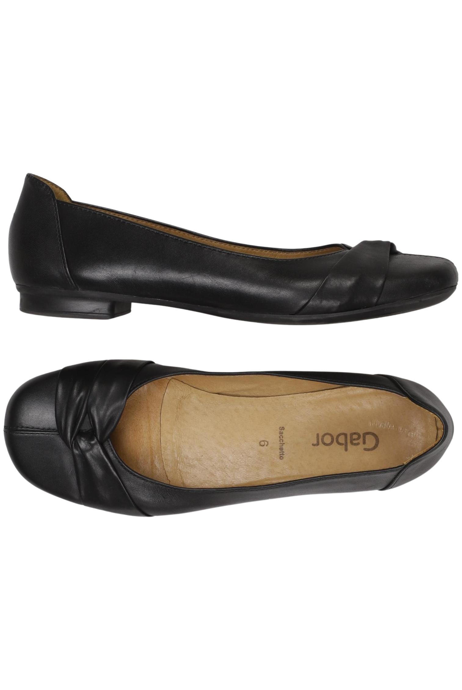 

Gabor Damen Ballerinas, schwarz, Gr. 6