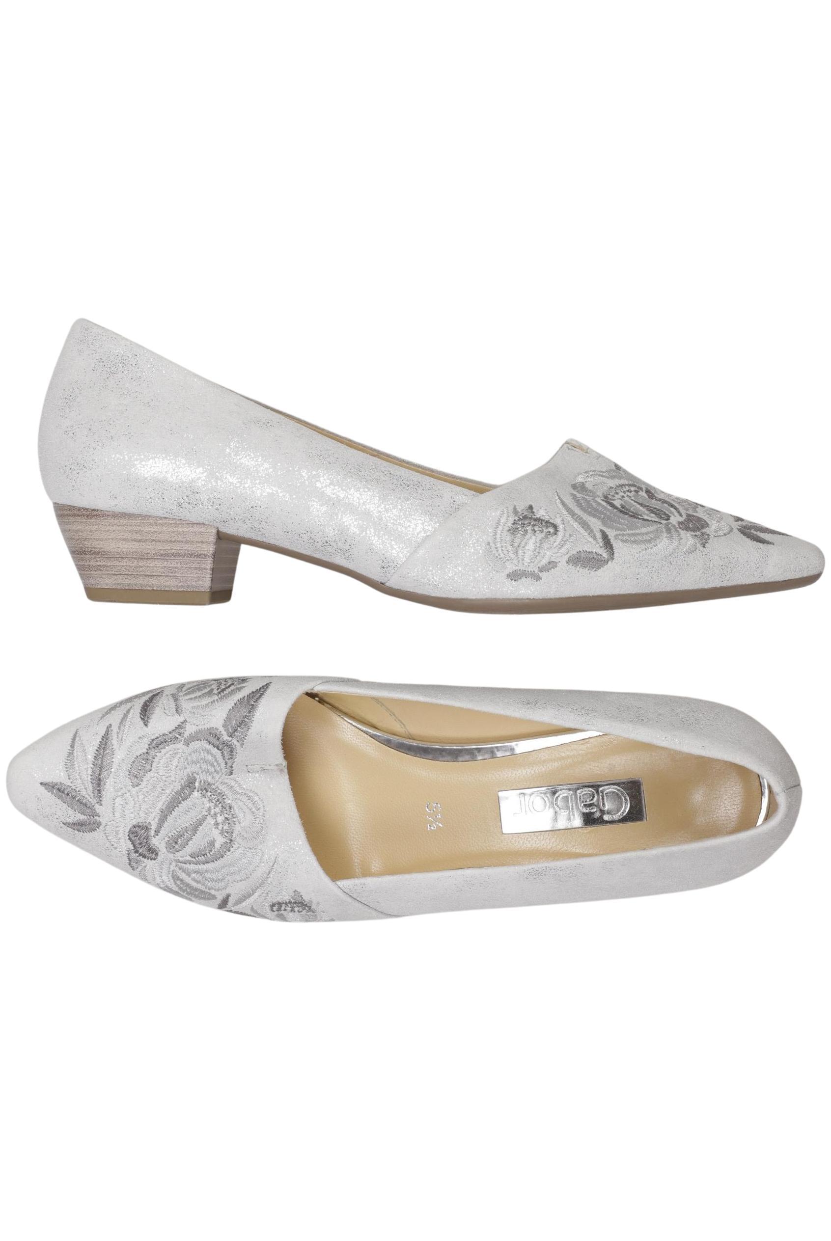 

Gabor Damen Ballerinas, weiß, Gr. 5.5