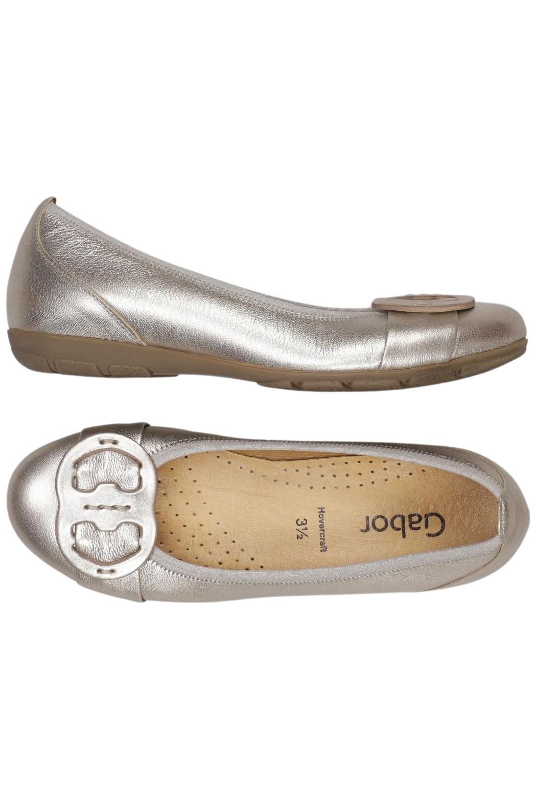 

Gabor Damen Ballerinas, silber, Gr. 3.5