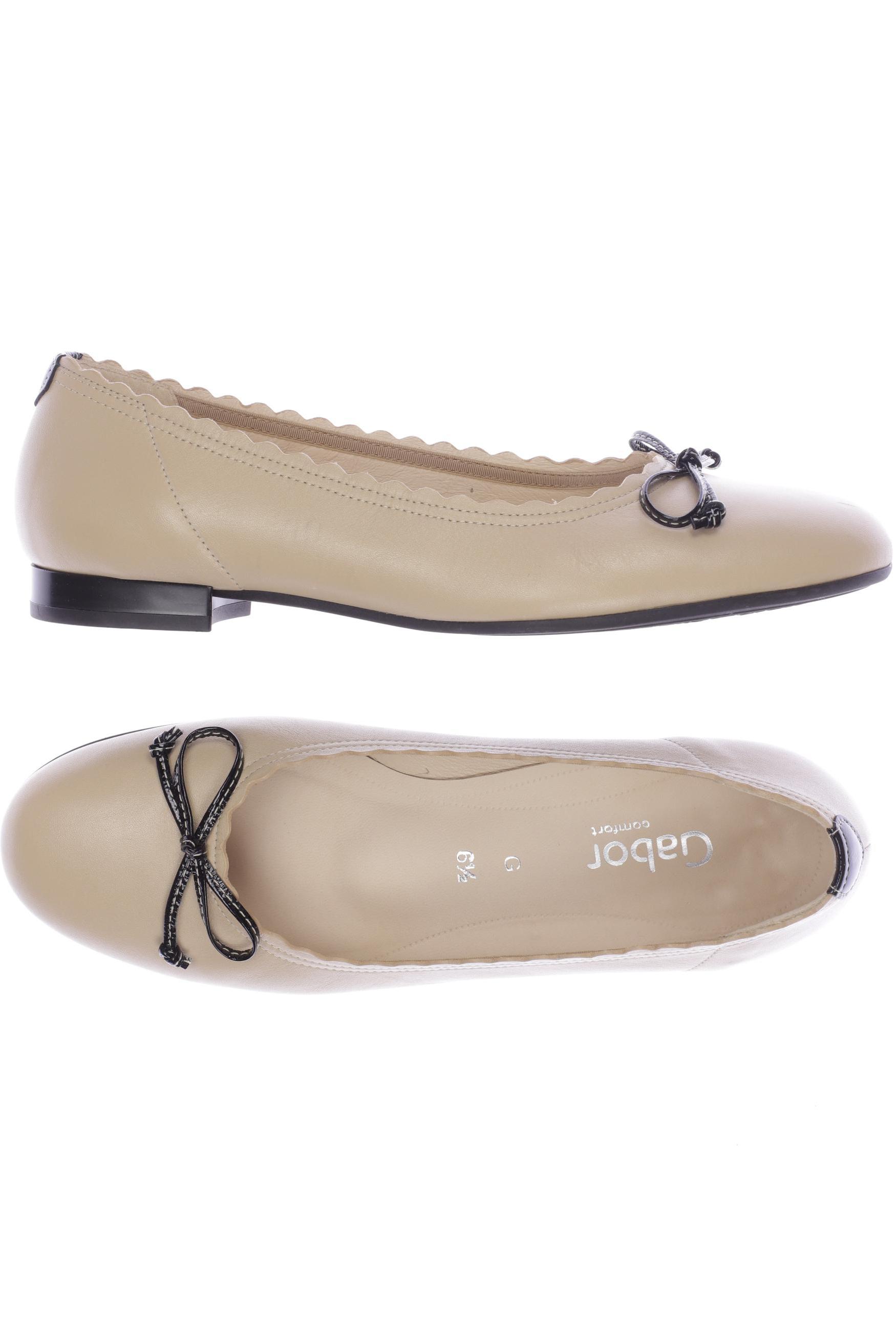 

Gabor Damen Ballerinas, cremeweiß, Gr. 6.5