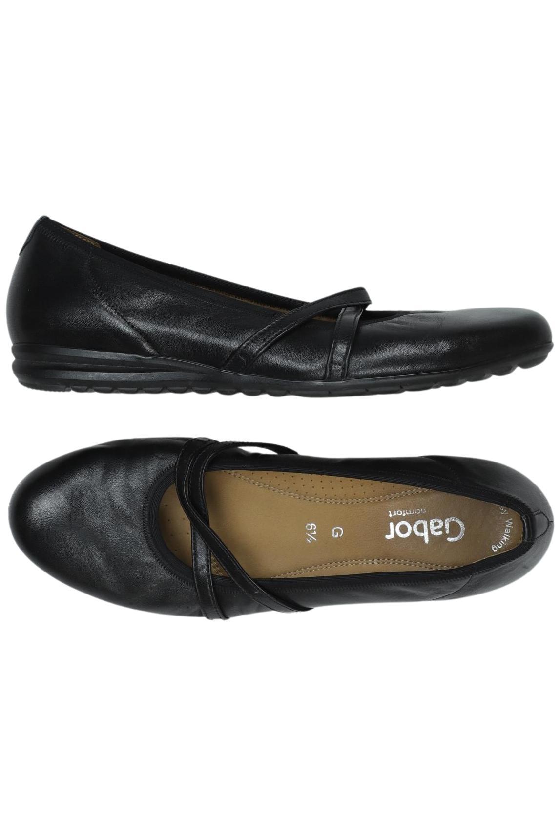 

Gabor Damen Ballerinas, schwarz, Gr. 6.5