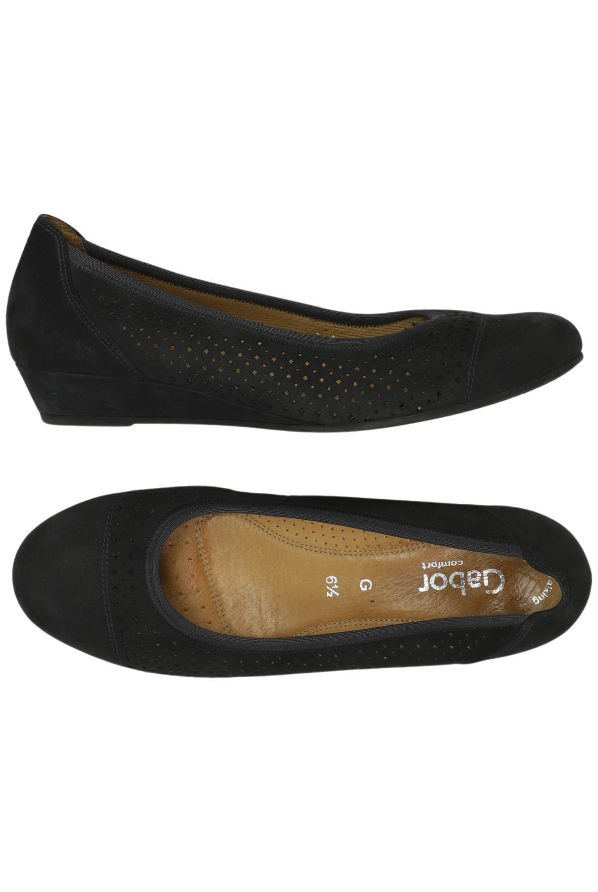 

Gabor Damen Ballerinas, schwarz, Gr. 6.5