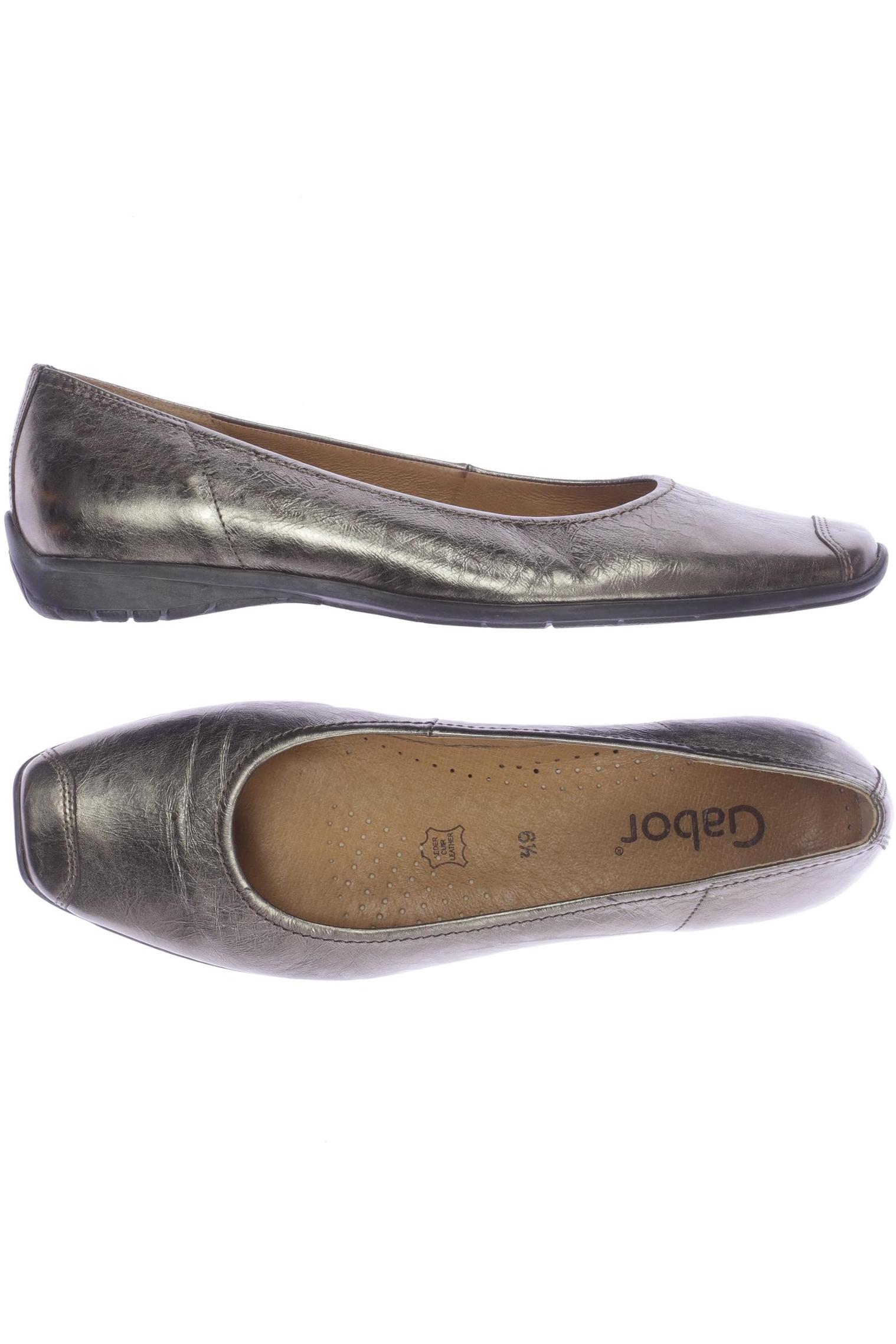 

Gabor Damen Ballerinas, gold, Gr. 6.5