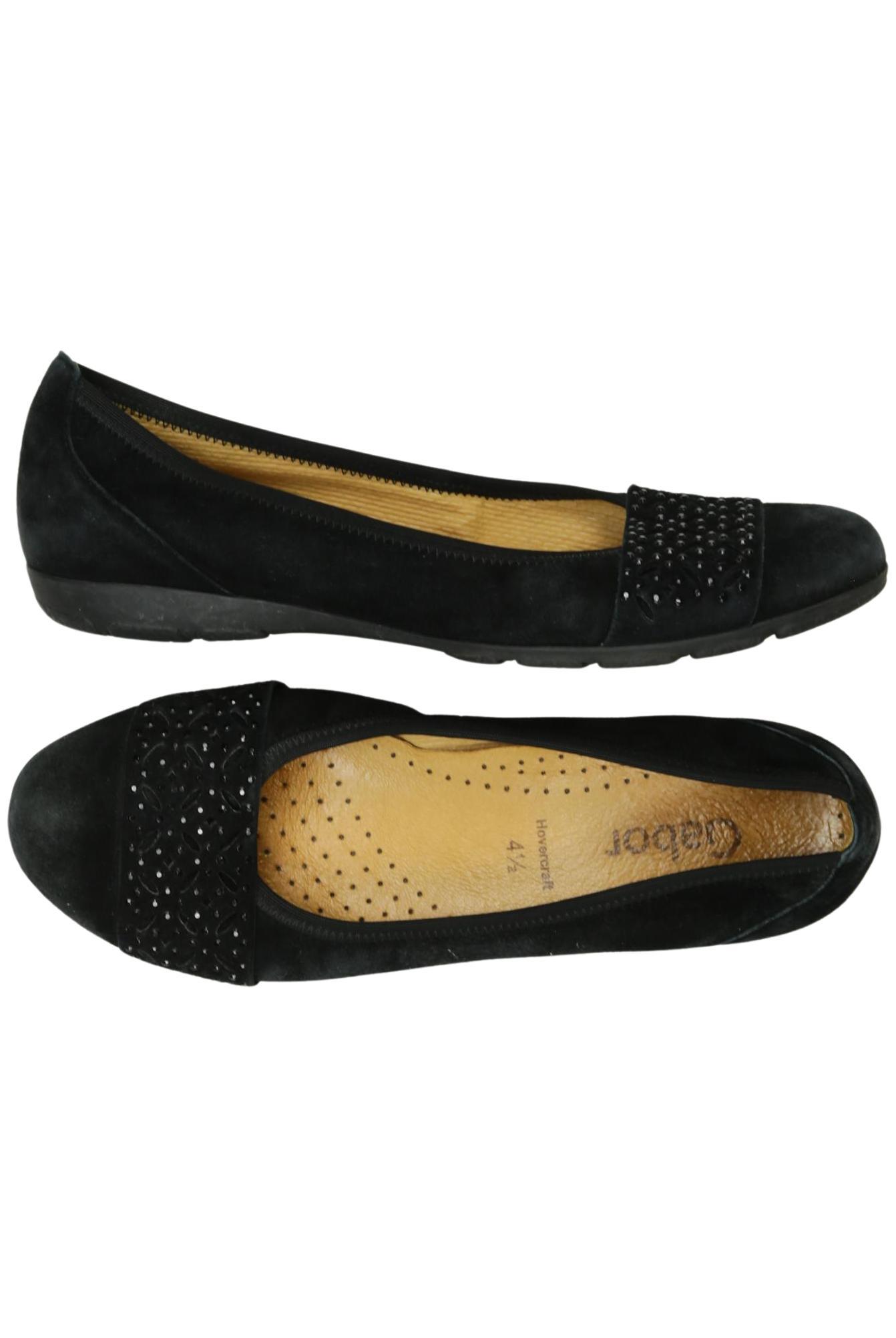 

Gabor Damen Ballerinas, schwarz, Gr. 4.5