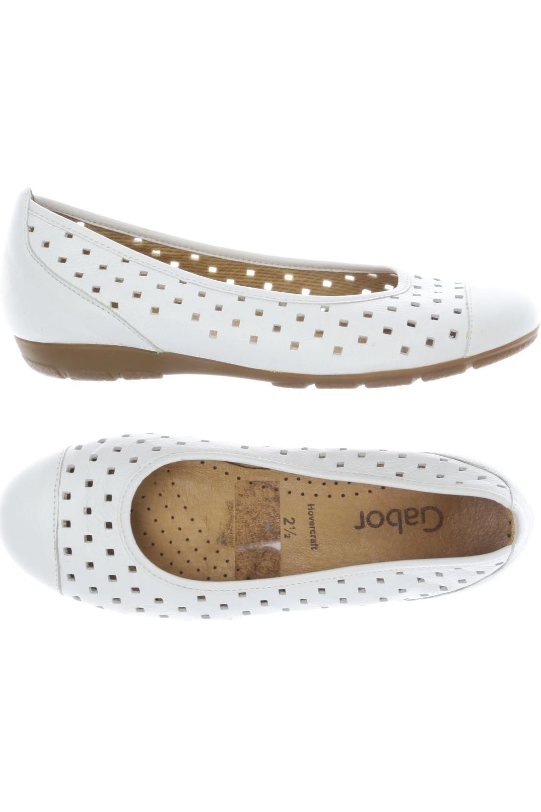 

Gabor Damen Ballerinas, weiß, Gr. 2.5