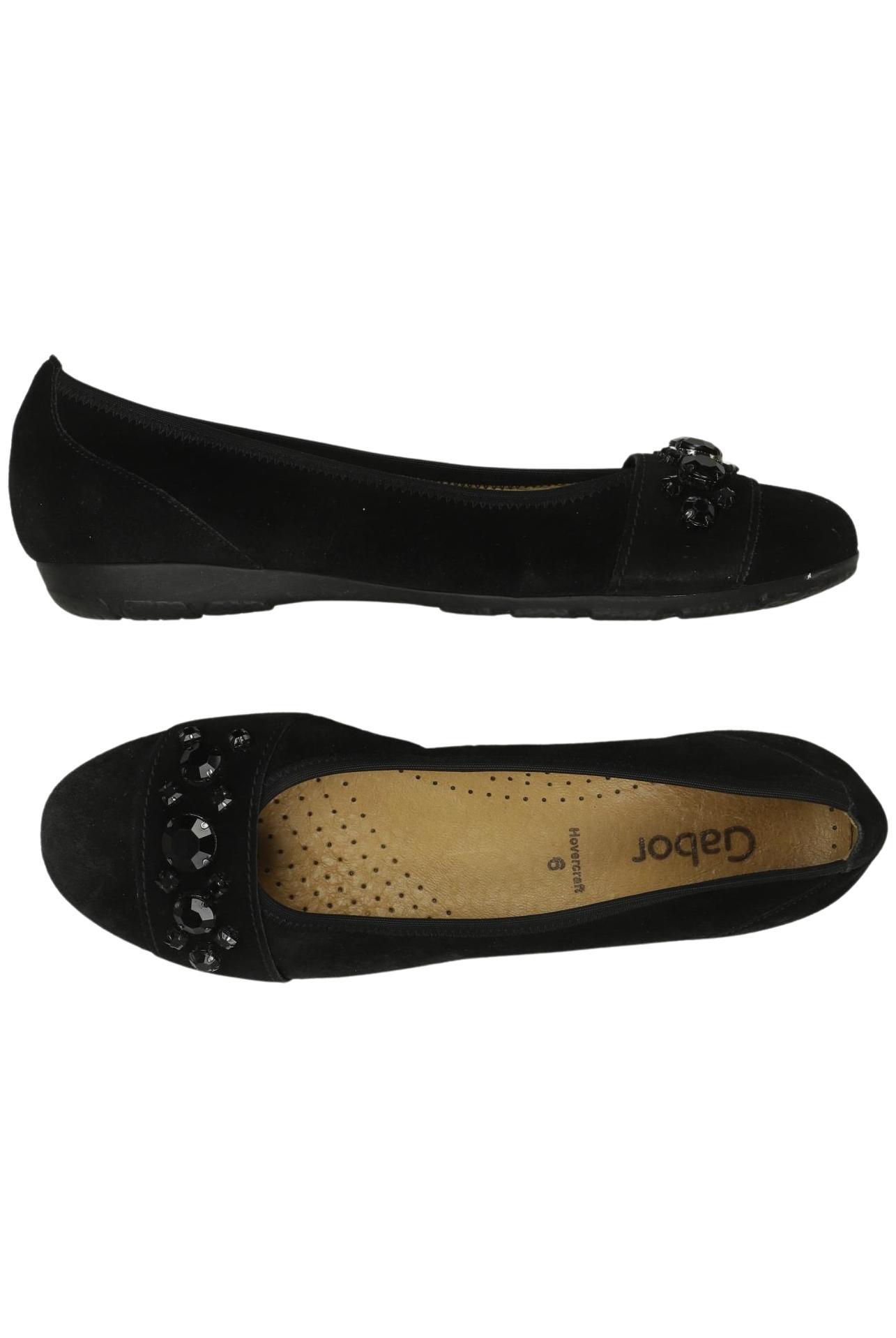 

Gabor Damen Ballerinas, schwarz, Gr. 6