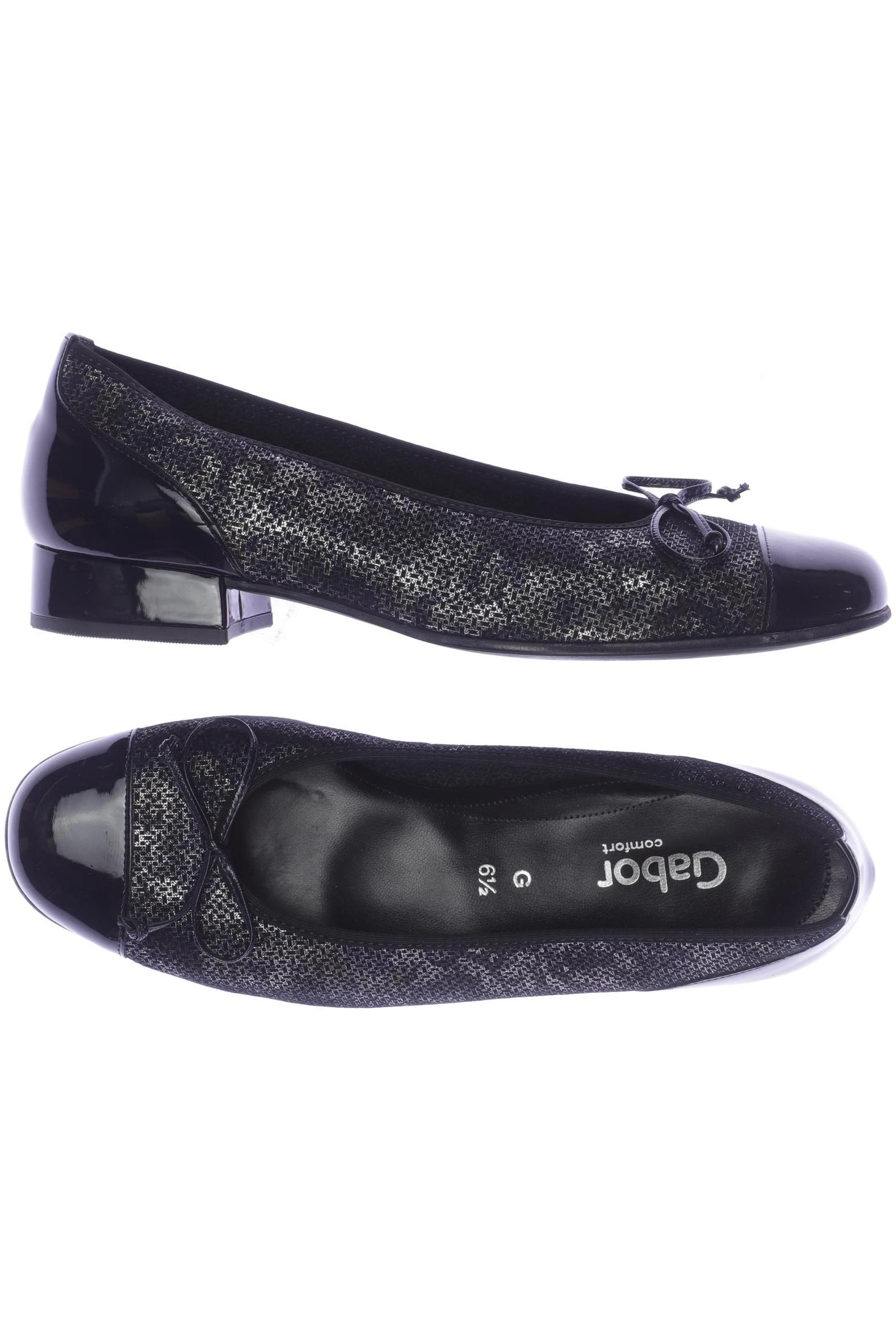 

Gabor Damen Ballerinas, schwarz, Gr. 6.5