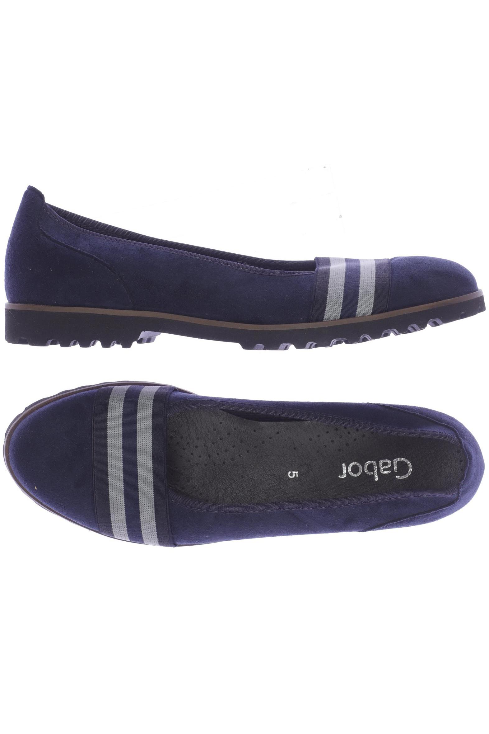 

Gabor Damen Ballerinas, marineblau, Gr. 5
