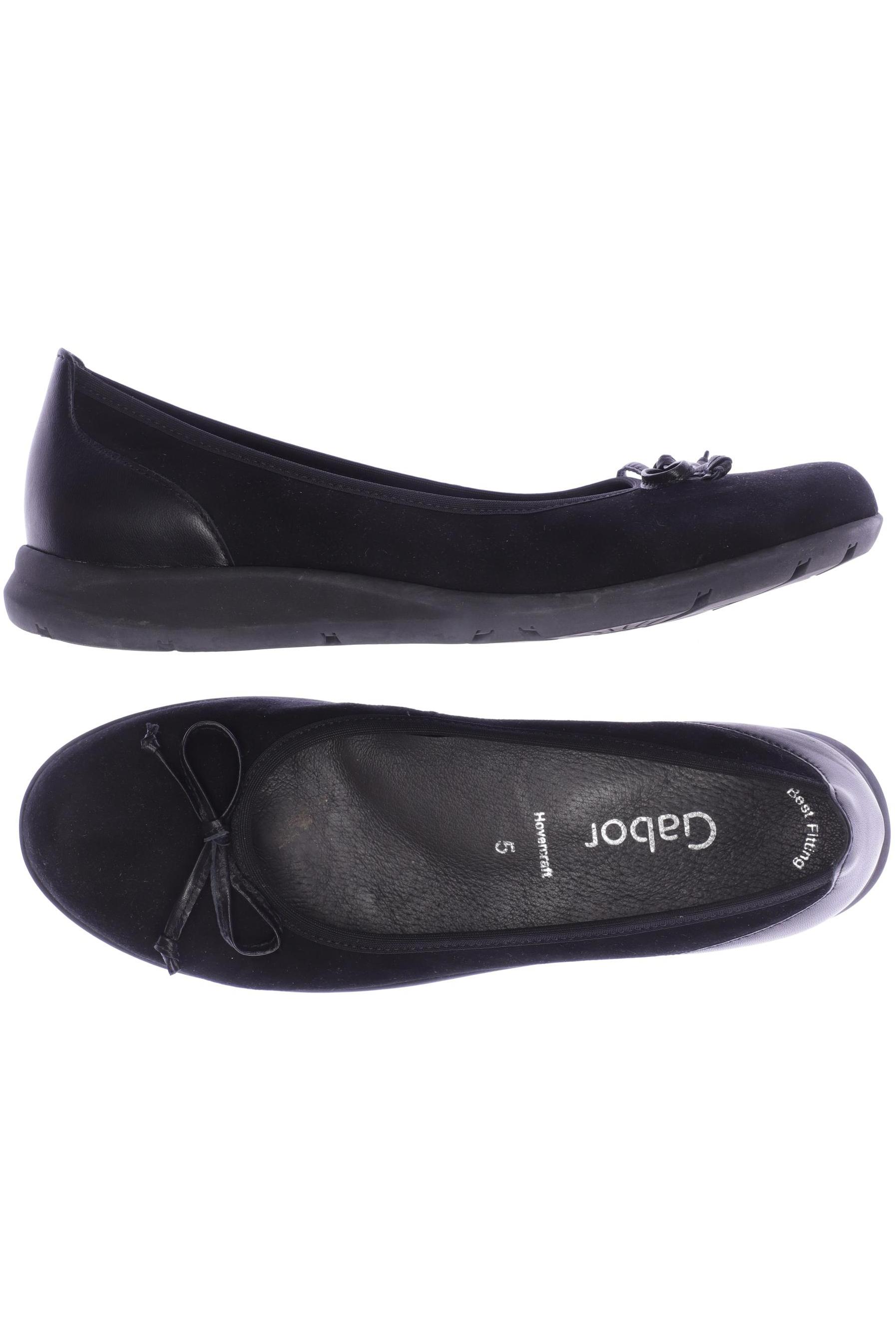 

Gabor Damen Ballerinas, schwarz, Gr. 5