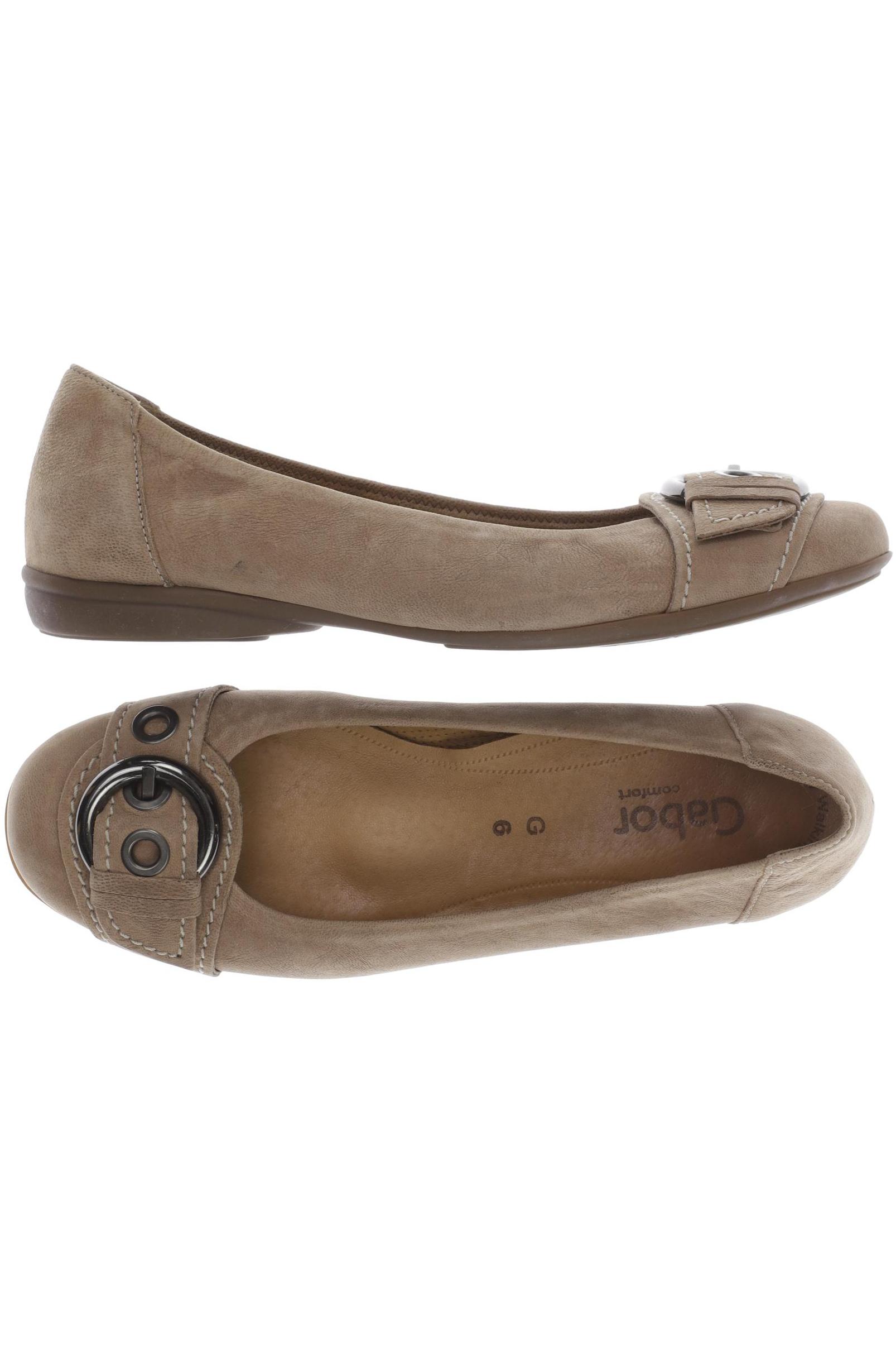 

Gabor Damen Ballerinas, beige, Gr. 6