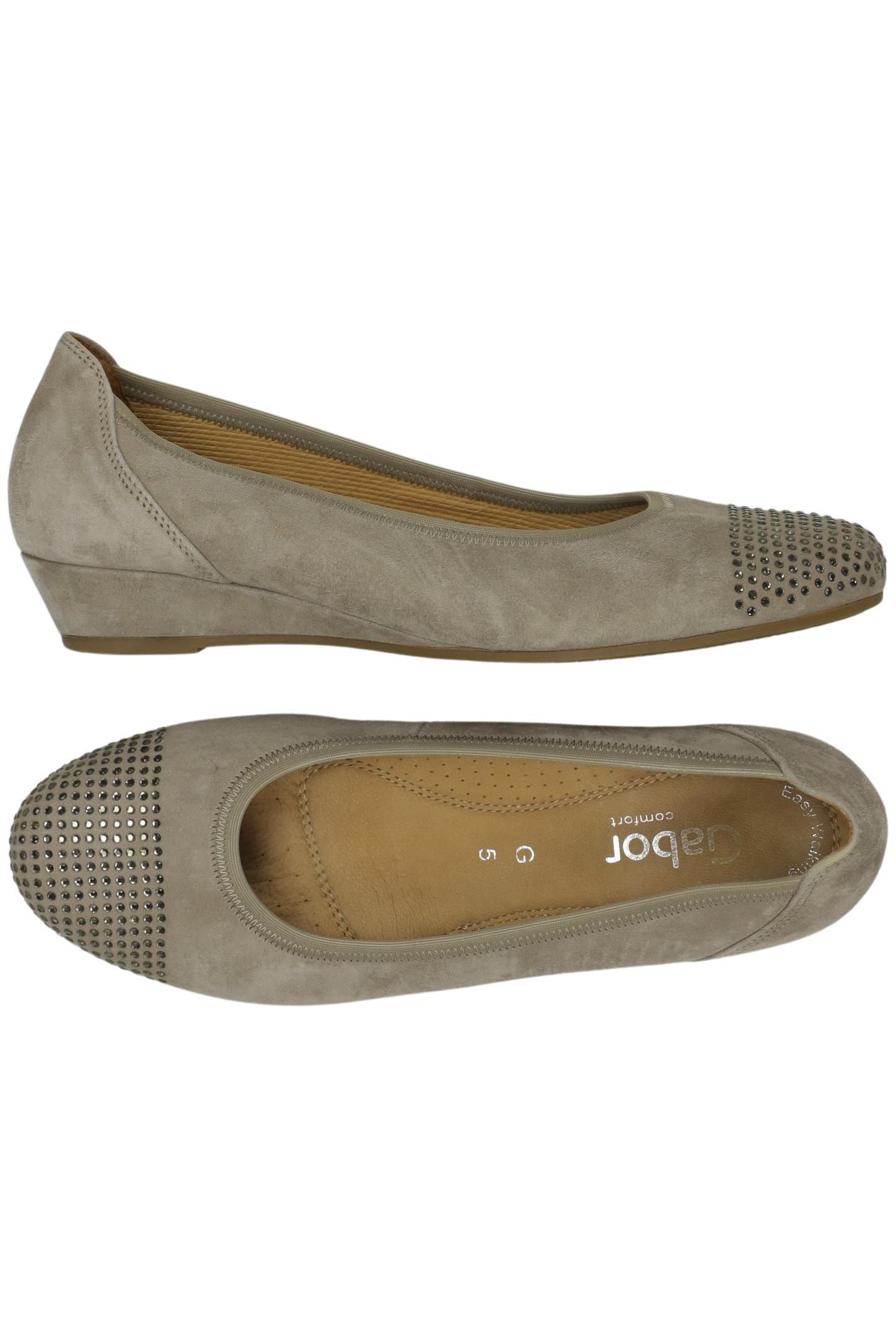 

Gabor Damen Ballerinas, grau, Gr. 5