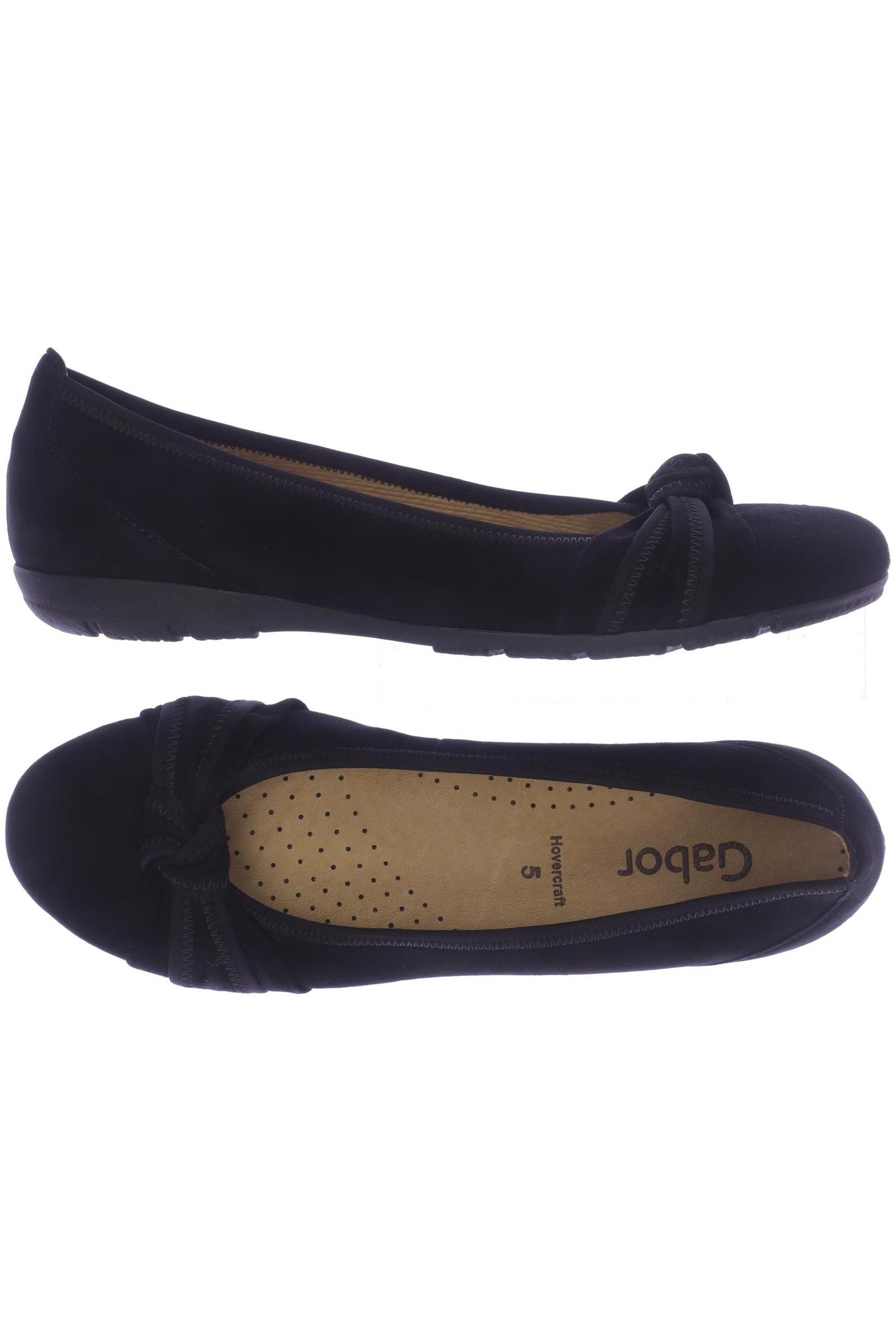 

Gabor Damen Ballerinas, schwarz, Gr. 5