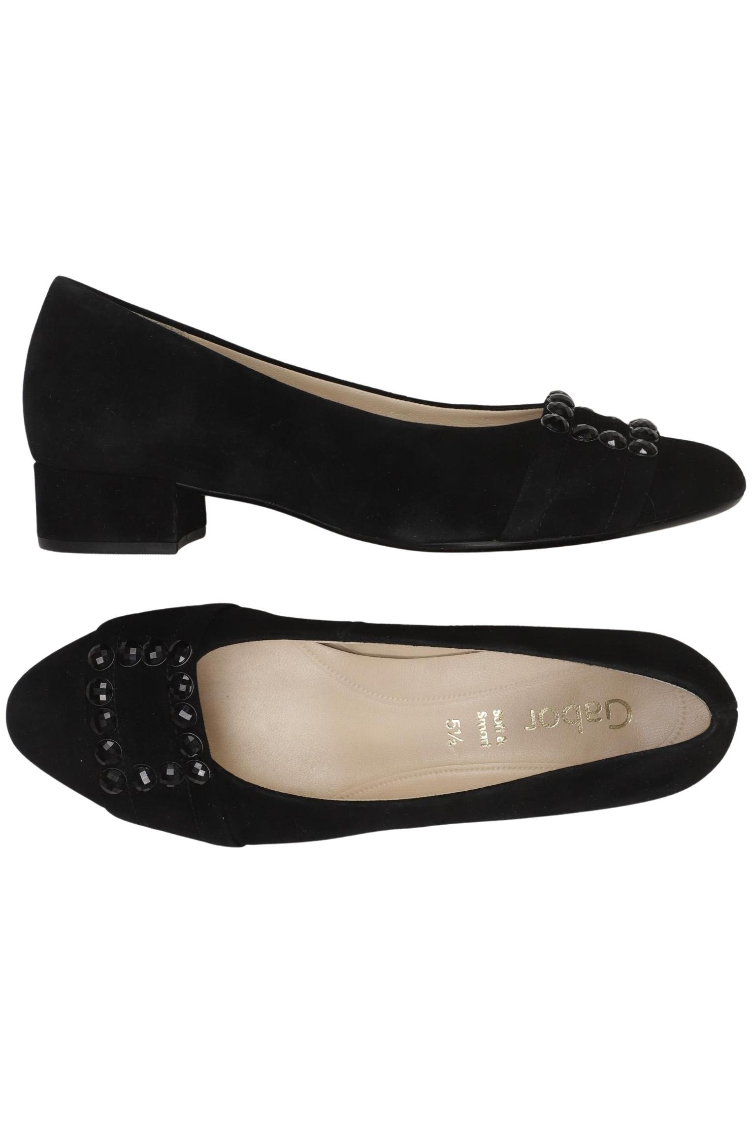 

Gabor Damen Ballerinas, schwarz, Gr. 5.5