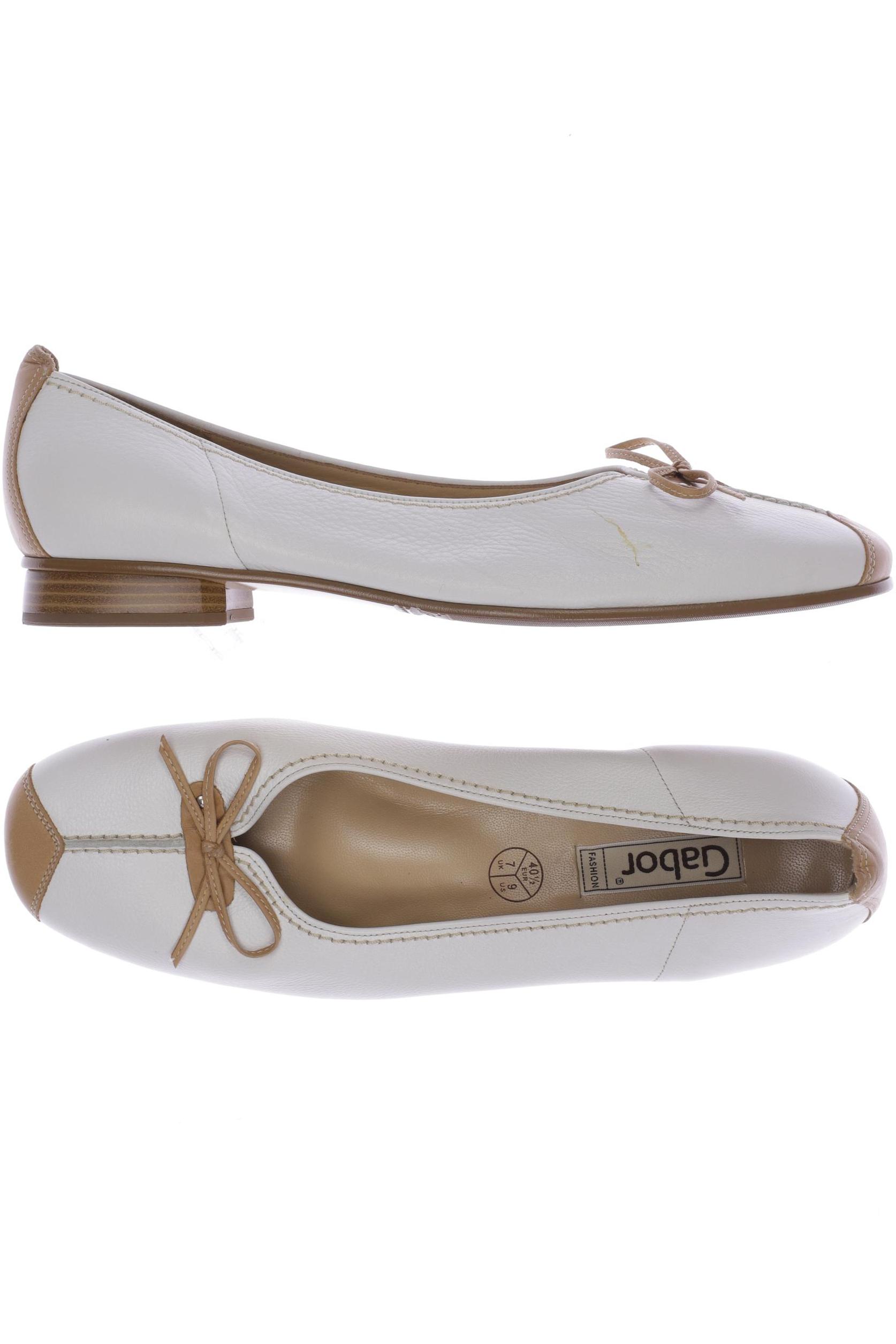 

Gabor Damen Ballerinas, weiß