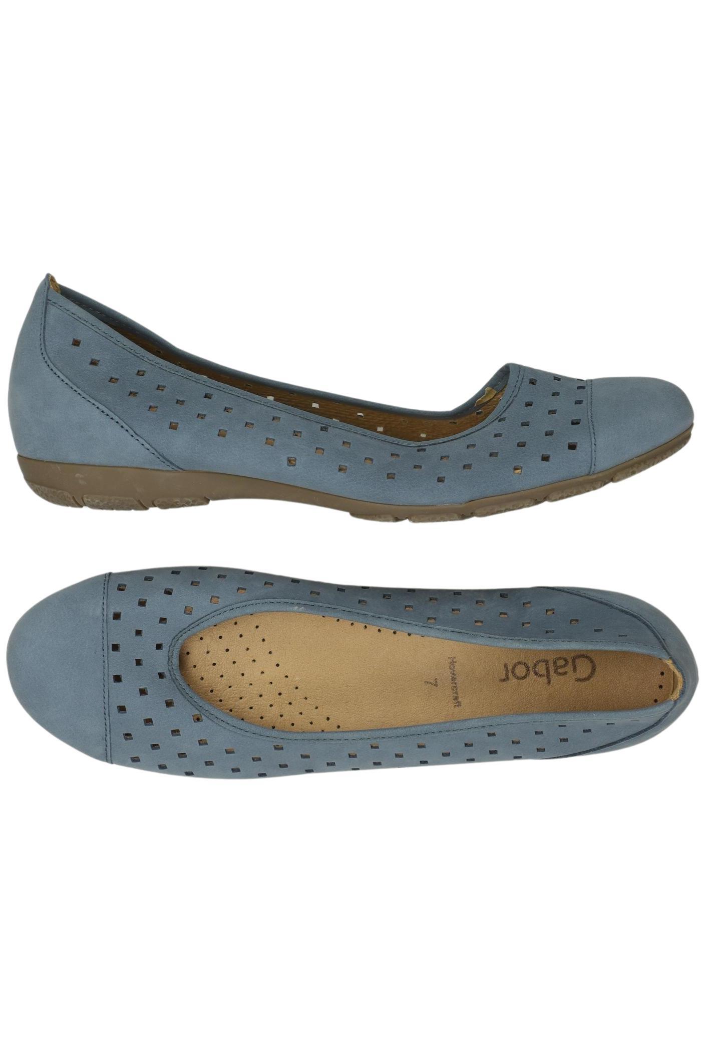 

Gabor Damen Ballerinas, blau, Gr. 7