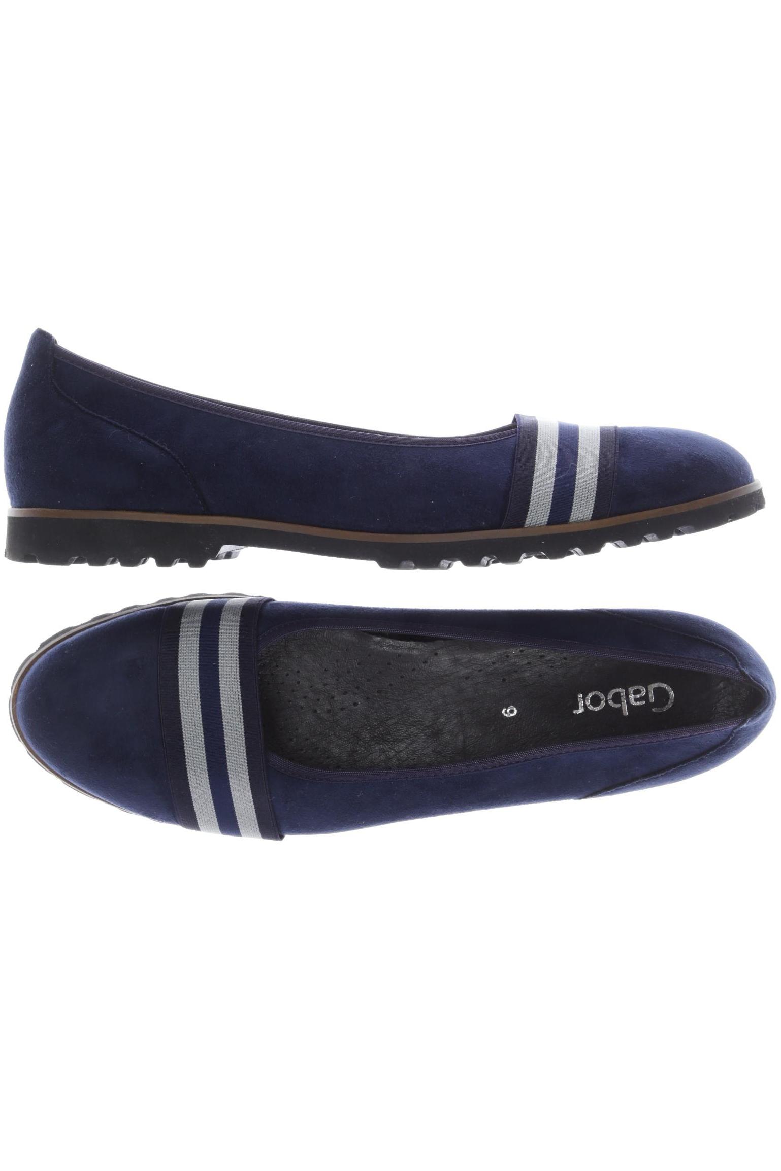 

Gabor Damen Ballerinas, blau, Gr. 9