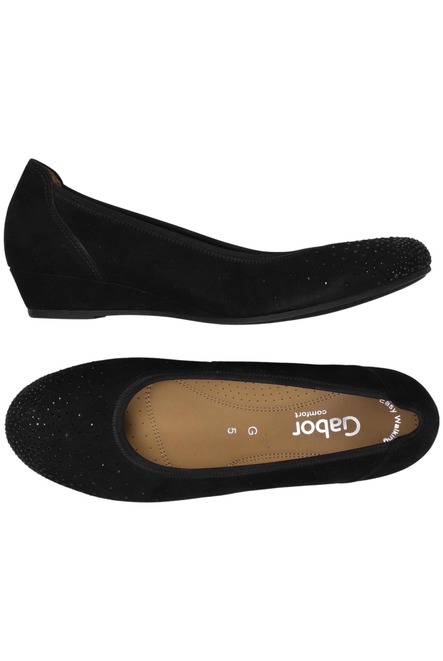 

Gabor Damen Ballerinas, schwarz, Gr. 5