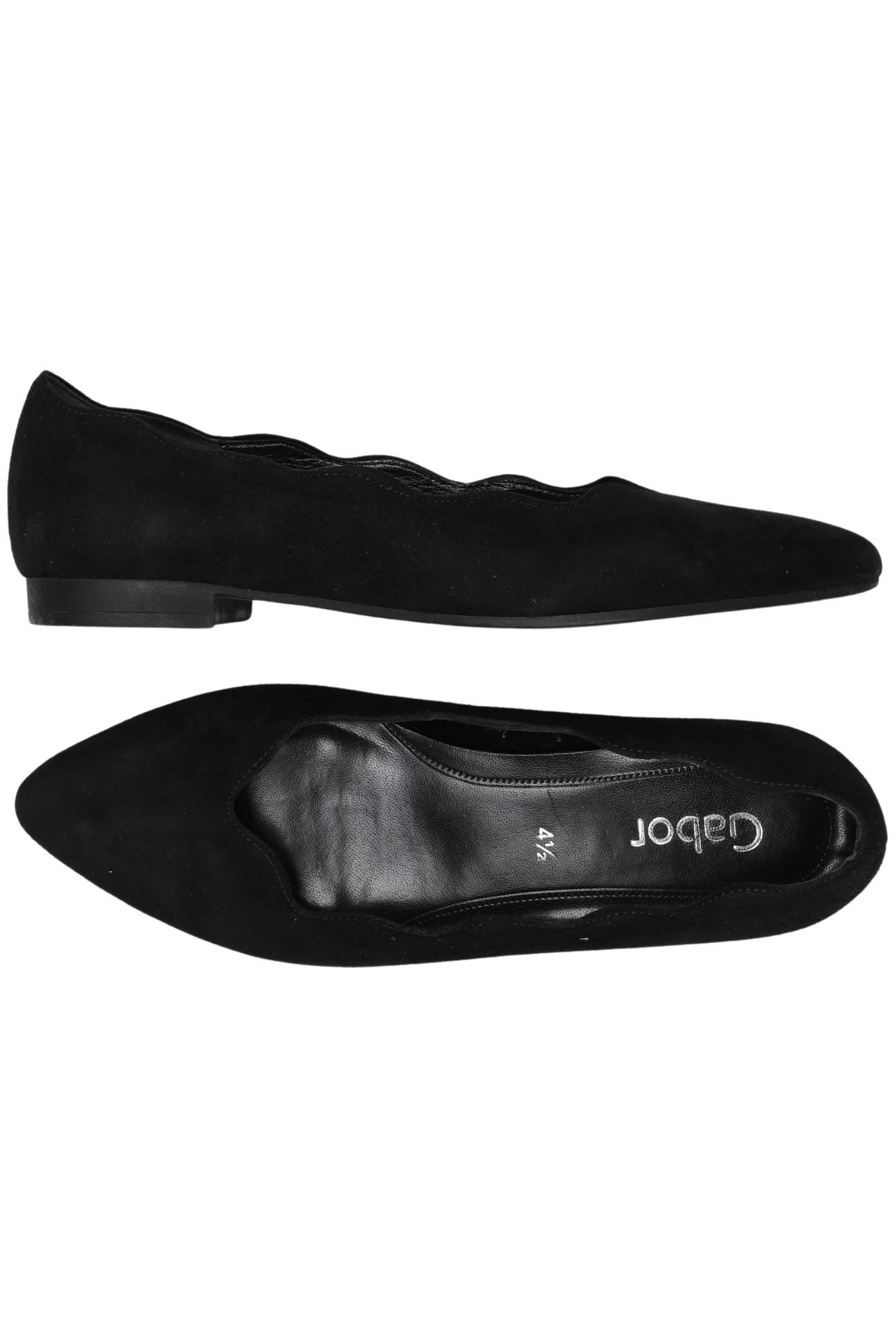 

Gabor Damen Ballerinas, schwarz, Gr. 4.5