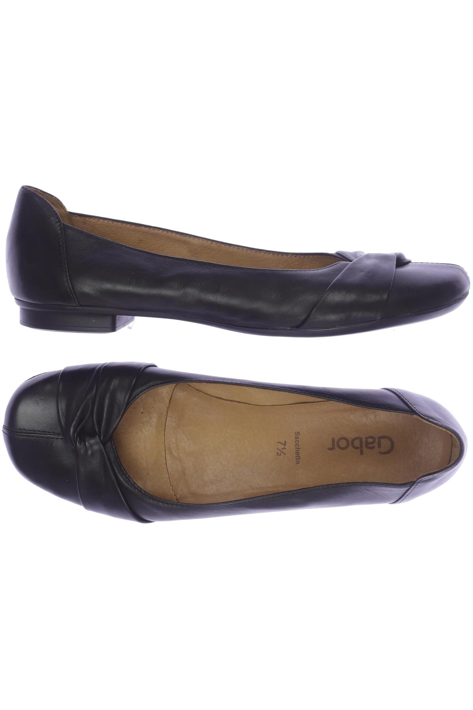 

Gabor Damen Ballerinas, schwarz, Gr. 7.5