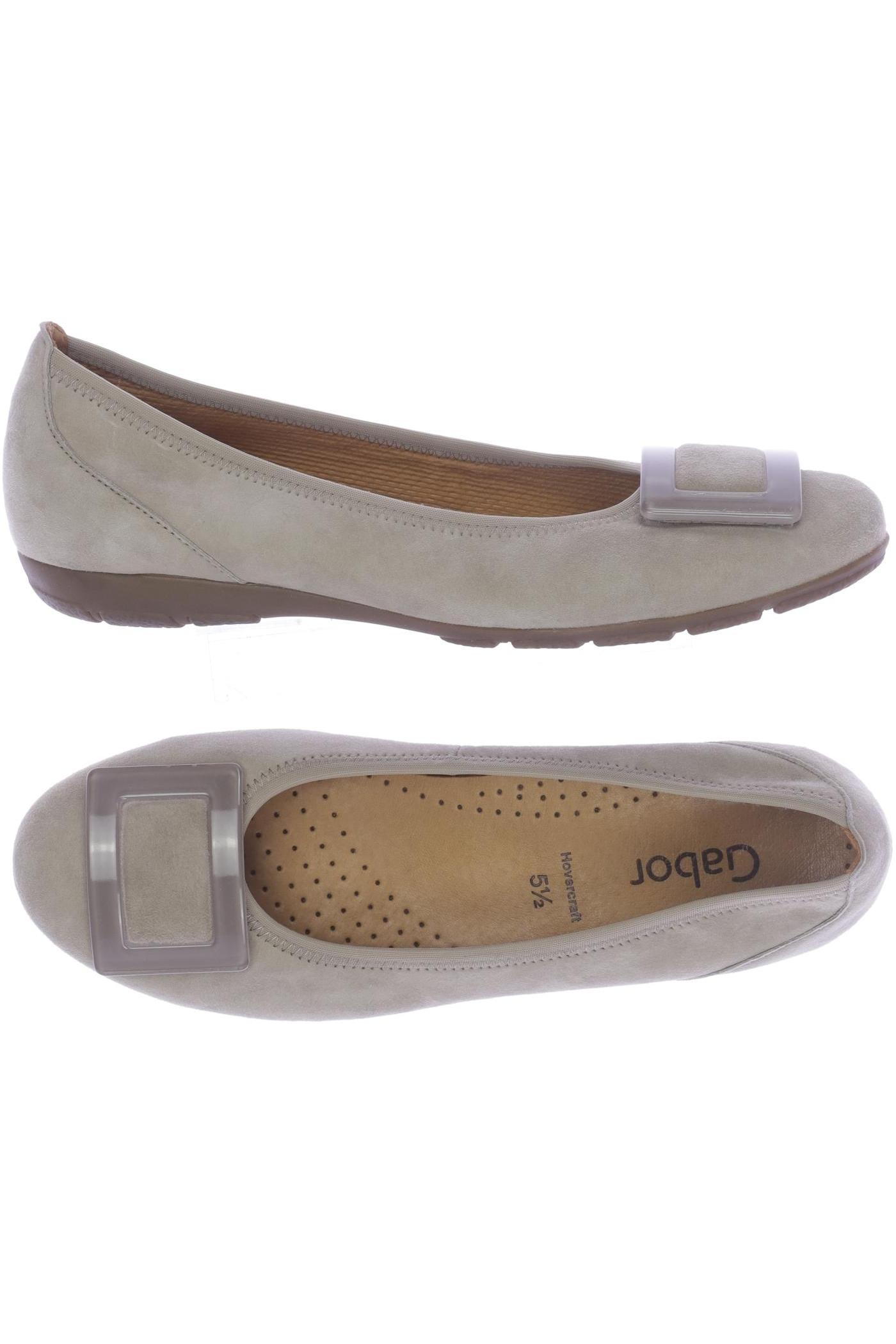 

Gabor Damen Ballerinas, beige, Gr. 5.5
