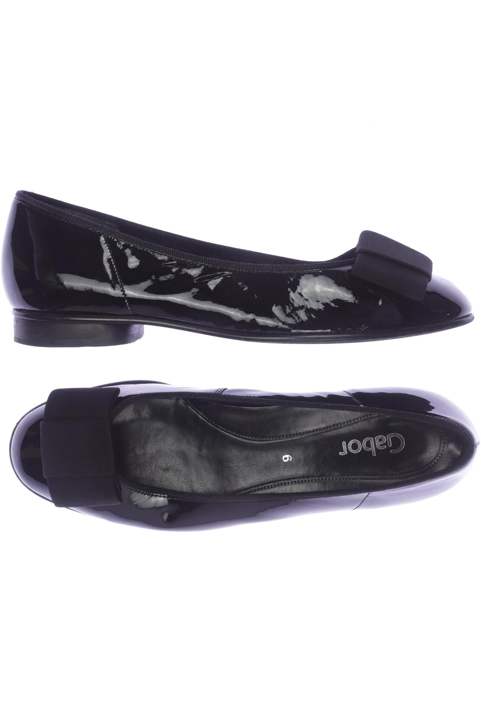 

Gabor Damen Ballerinas, schwarz, Gr. 6