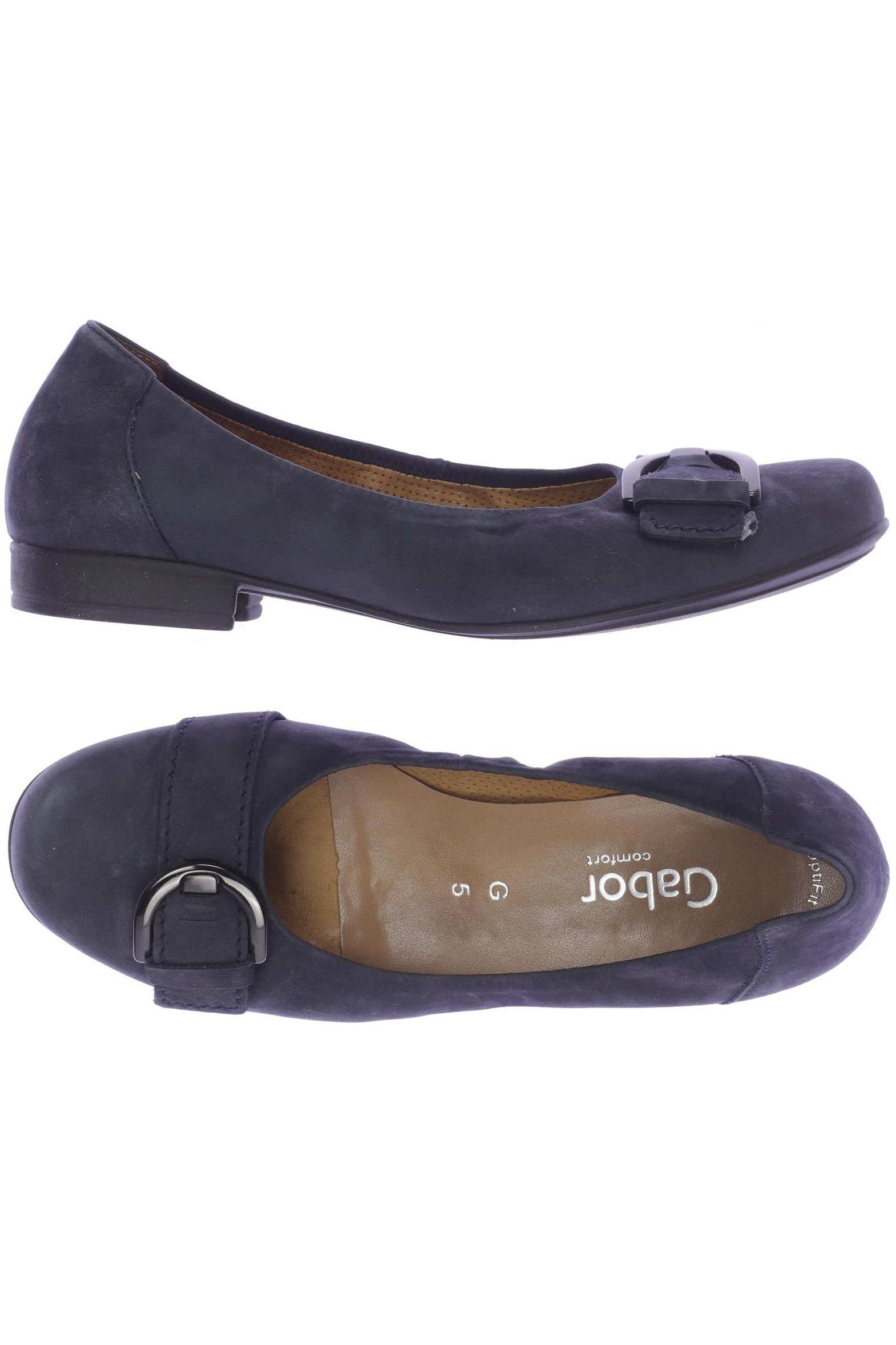 

Gabor Damen Ballerinas, marineblau, Gr. 5