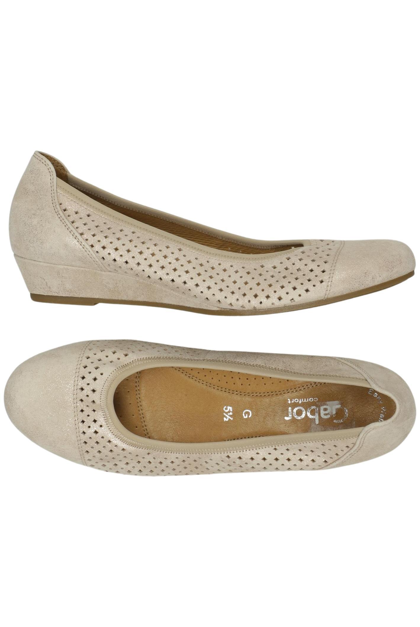 

Gabor Damen Ballerinas, cremeweiß, Gr. 5.5