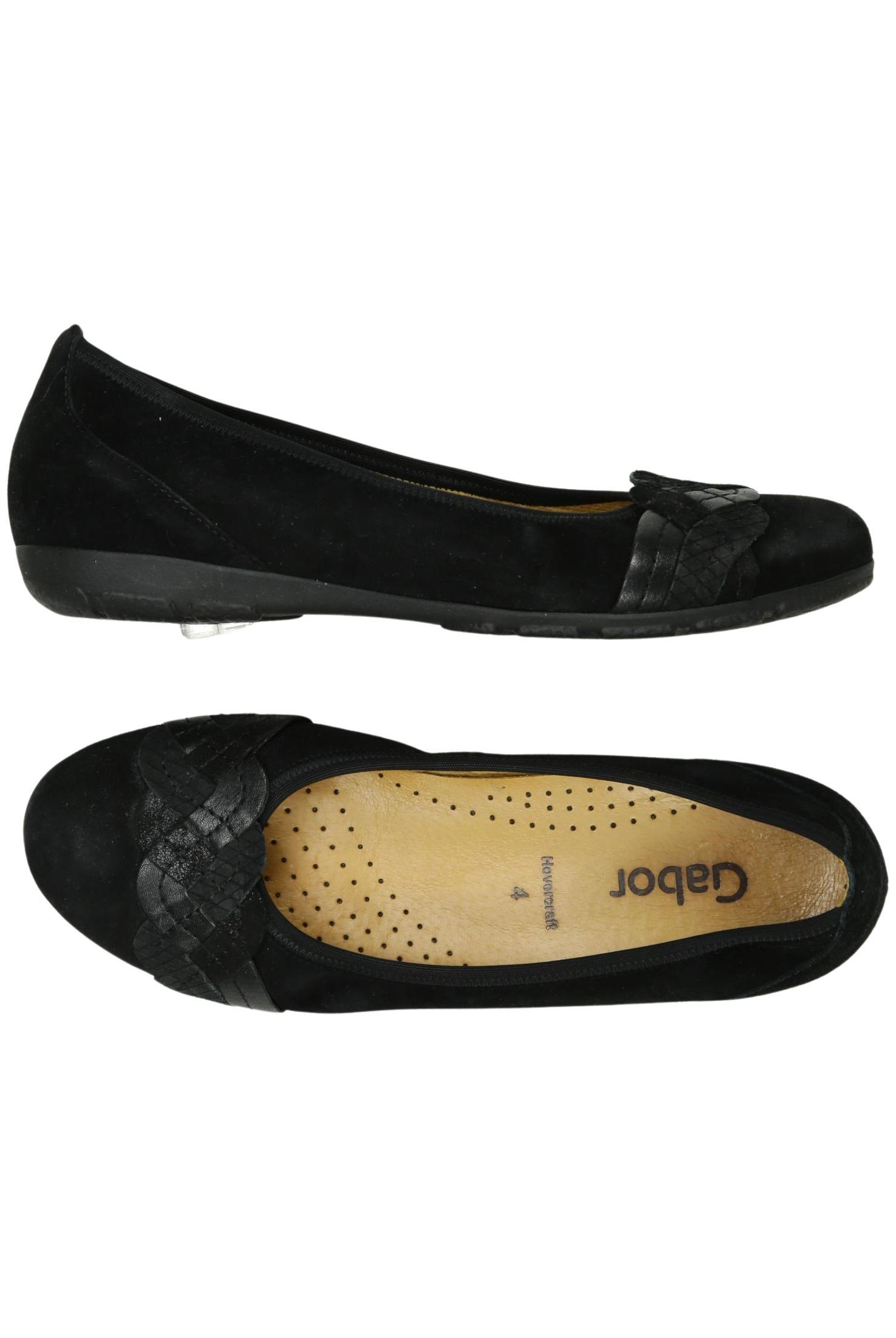 

Gabor Damen Ballerinas, schwarz, Gr. 4