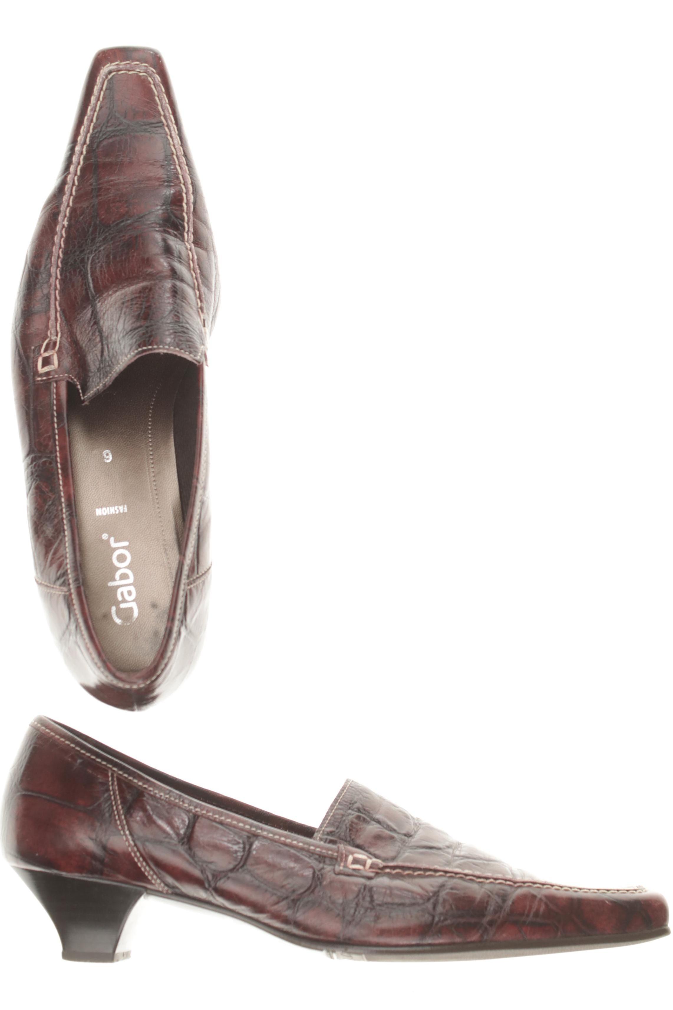 

Gabor Damen Halbschuh, rot, Gr. 6