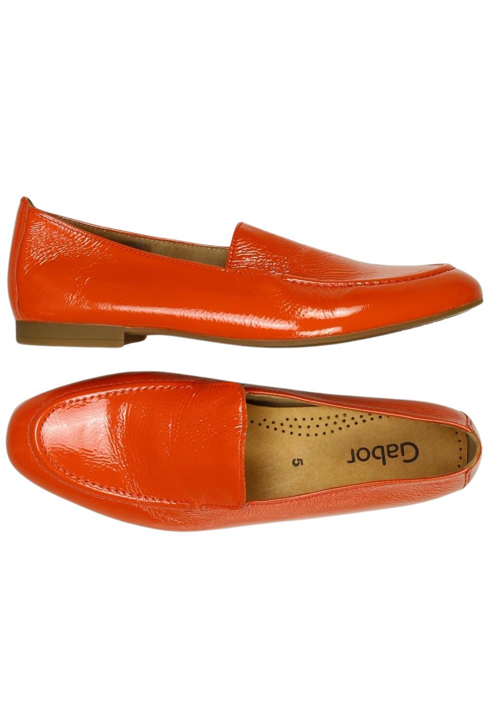 

Gabor Damen Halbschuh, orange, Gr. 5