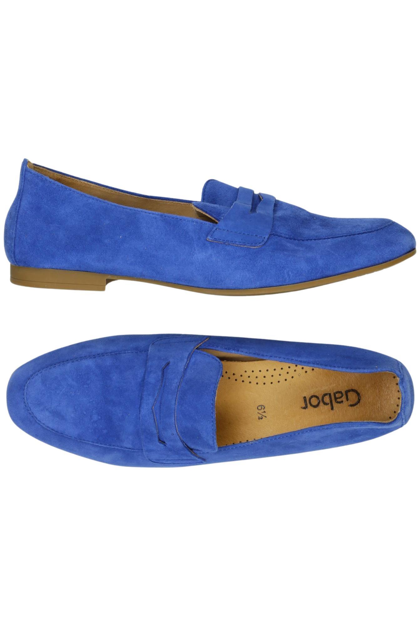 

Gabor Damen Halbschuh, blau, Gr. 6.5