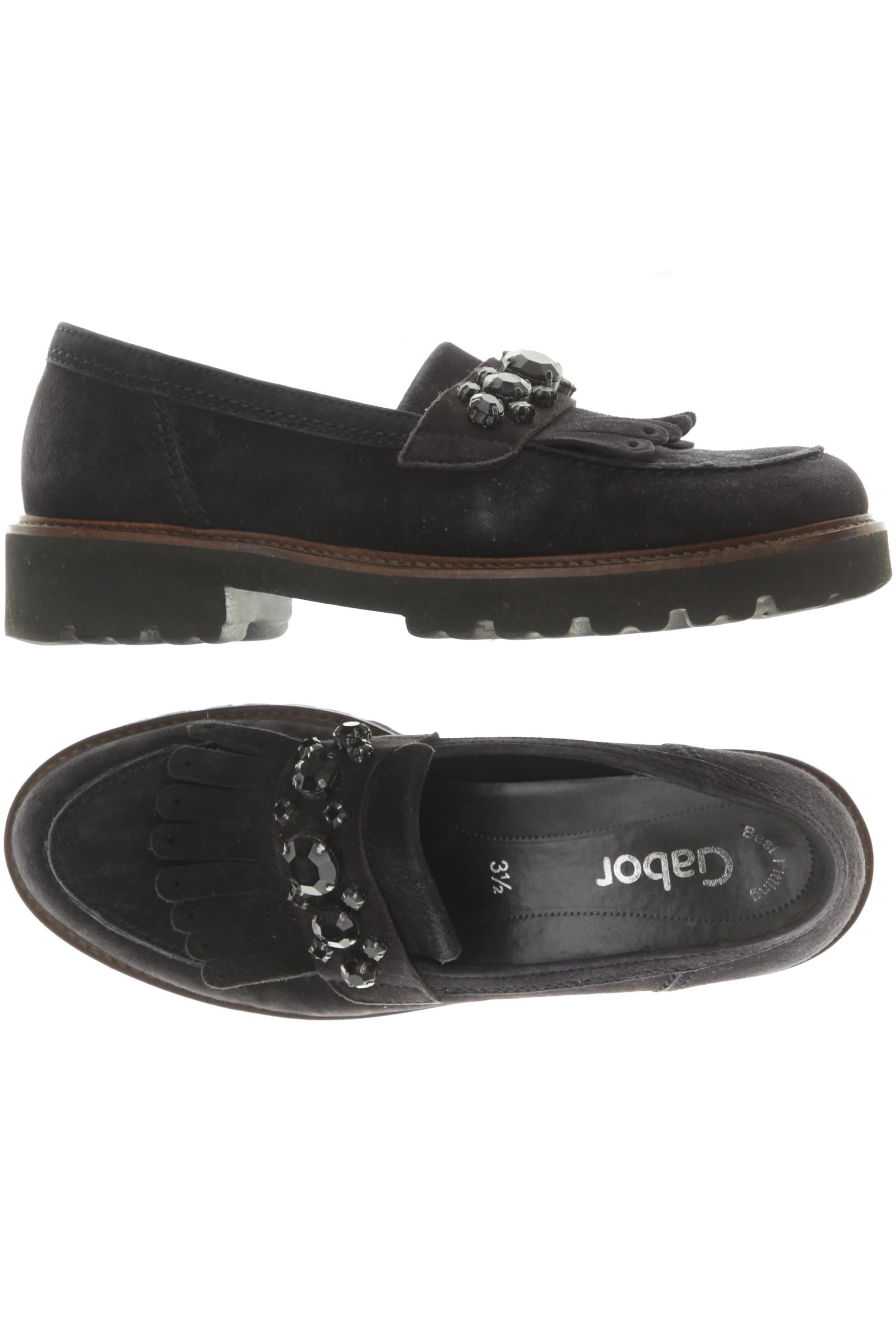 

Gabor Damen Halbschuh, schwarz, Gr. 3.5