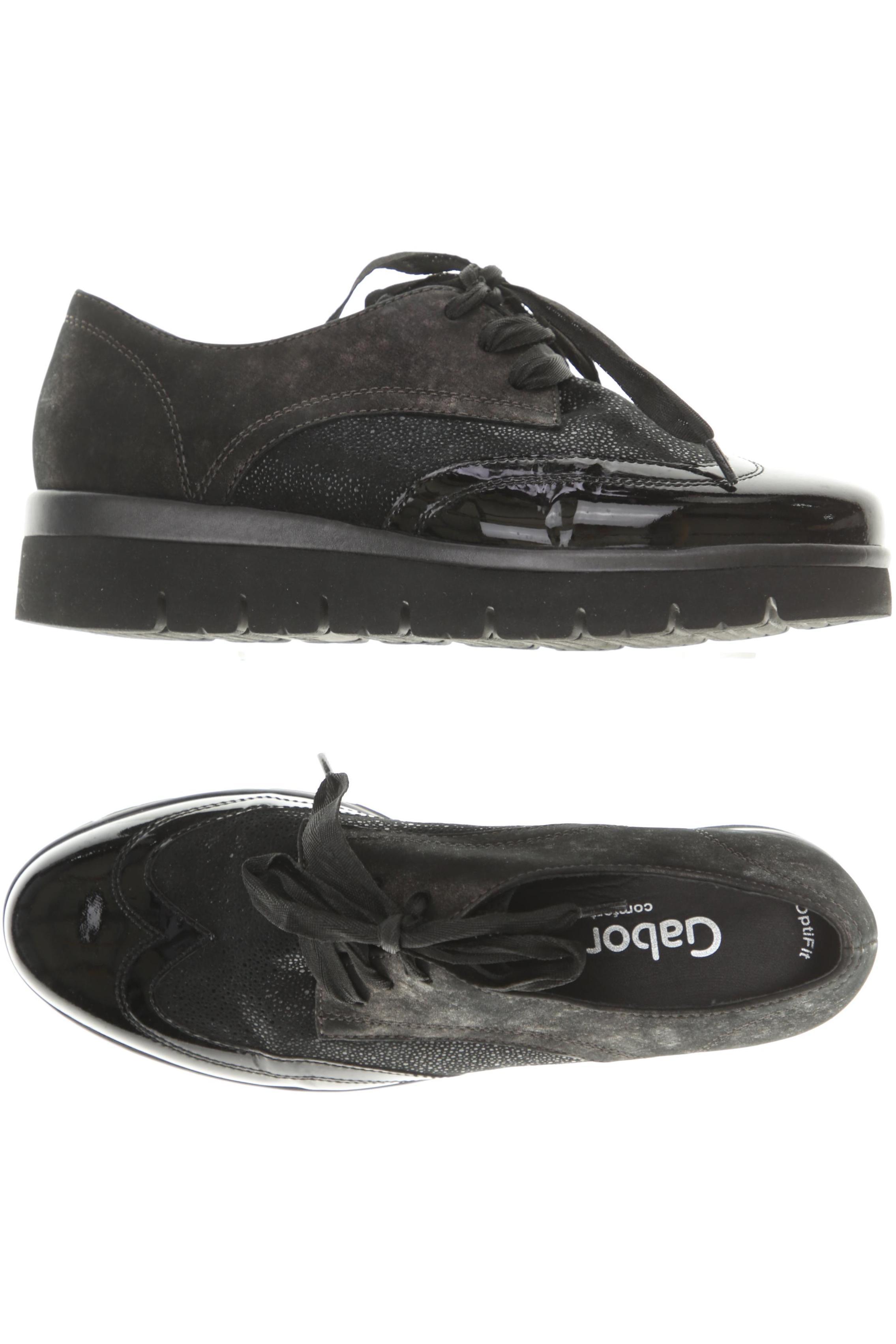 

Gabor Damen Halbschuh, schwarz, Gr. 4.5