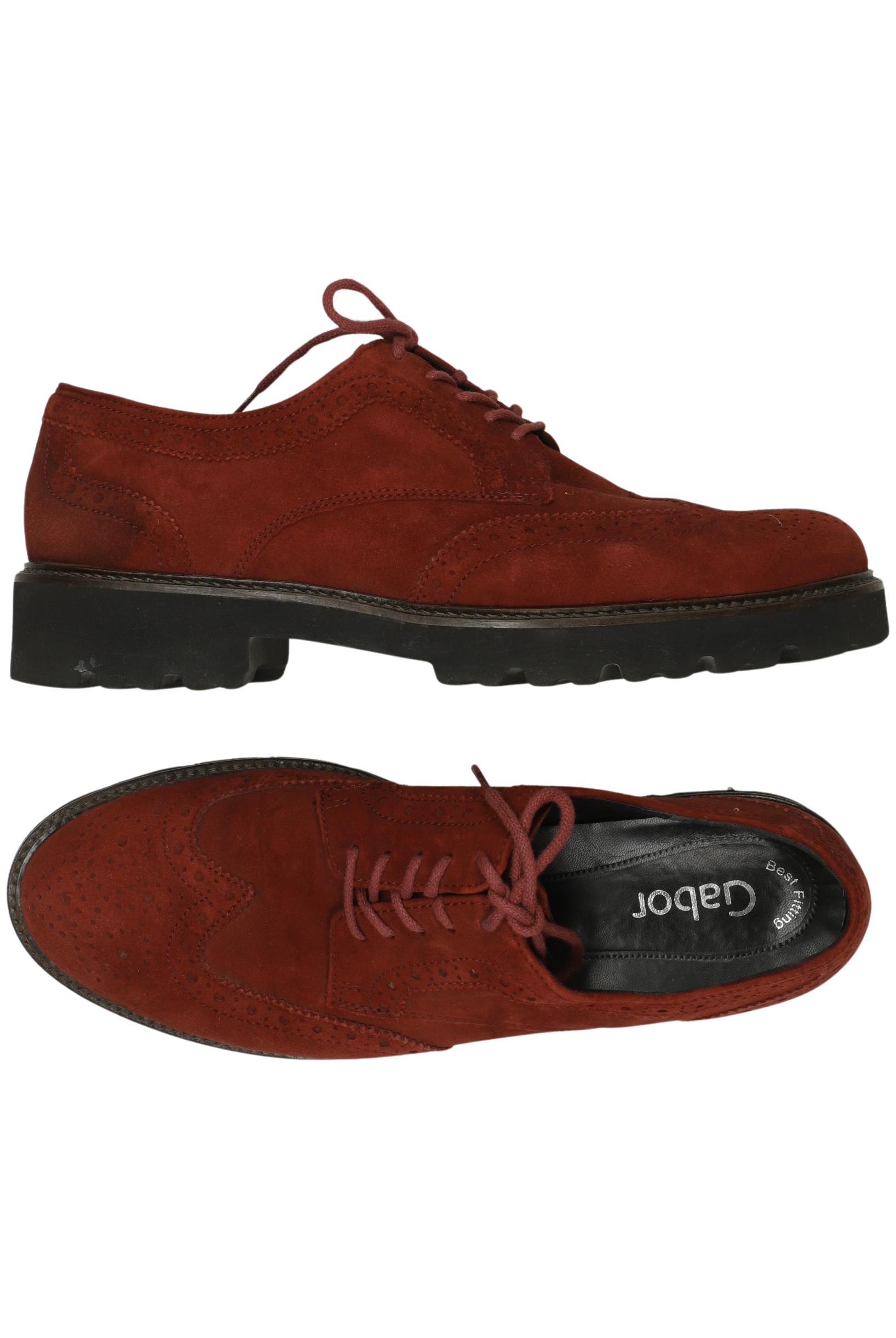 

Gabor Damen Halbschuh, rot, Gr. 6.5