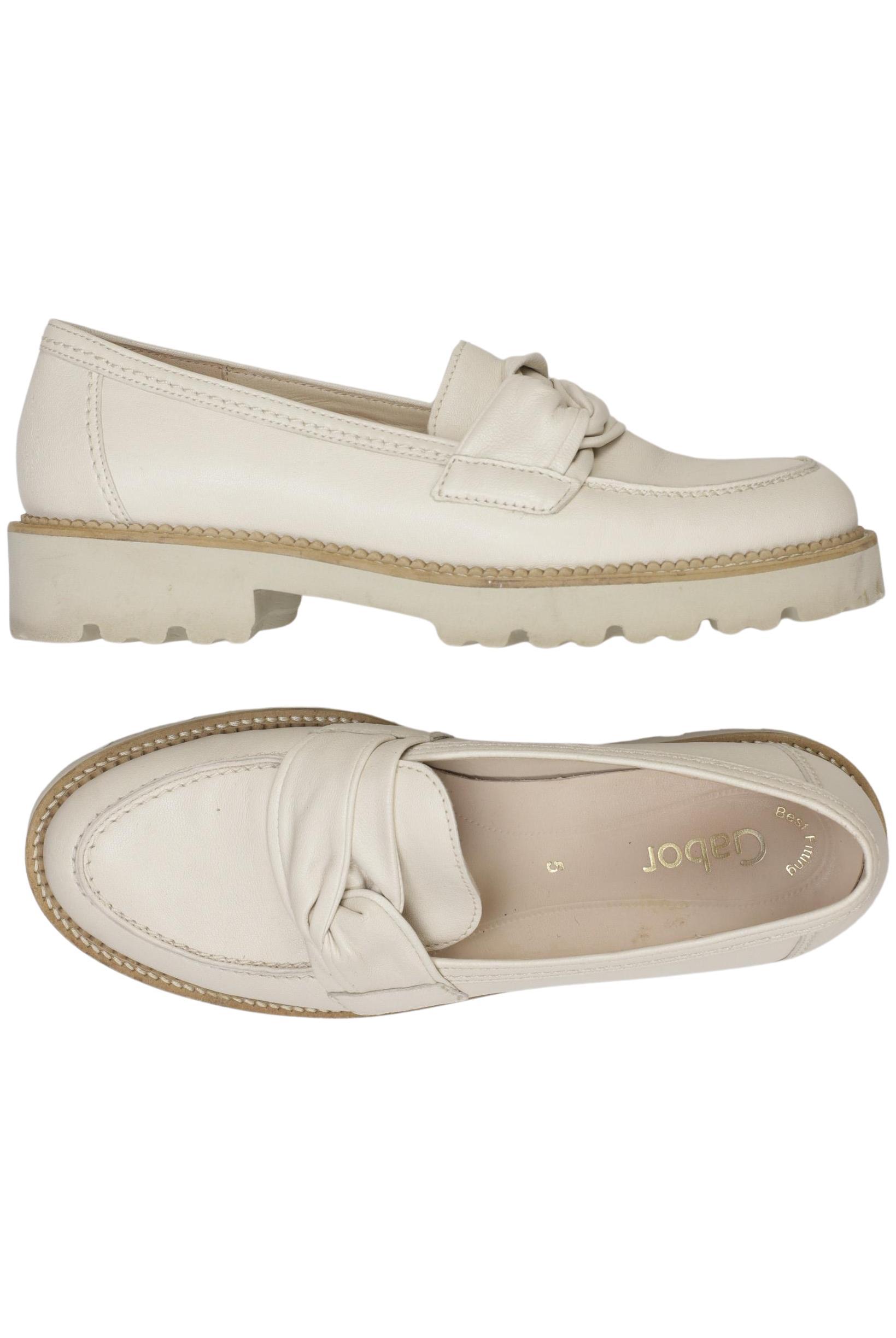 

Gabor Damen Halbschuh, cremeweiß, Gr. 5