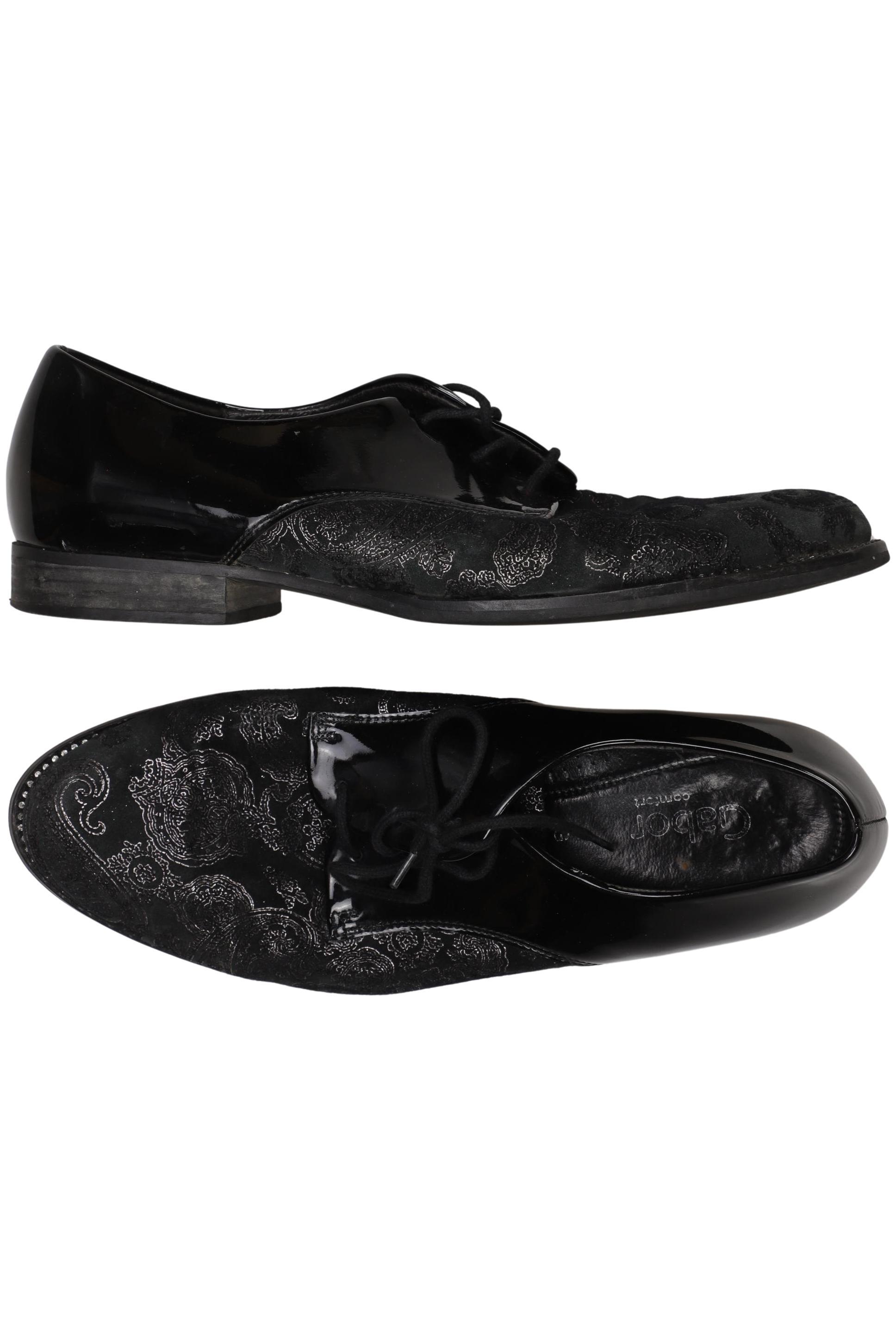 

Gabor Damen Halbschuh, schwarz, Gr. 8.5