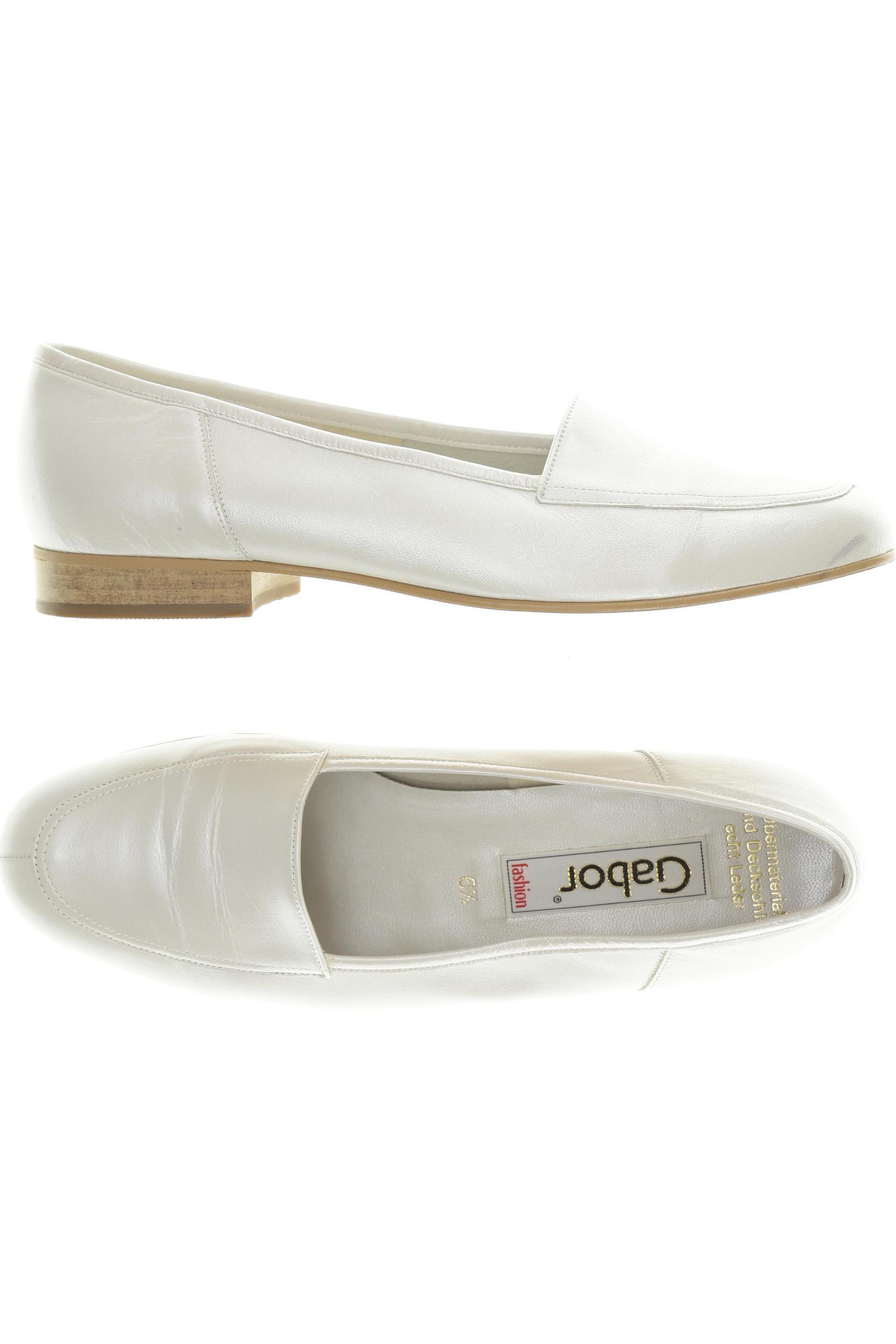 

Gabor Damen Halbschuh, weiß, Gr. 6.5