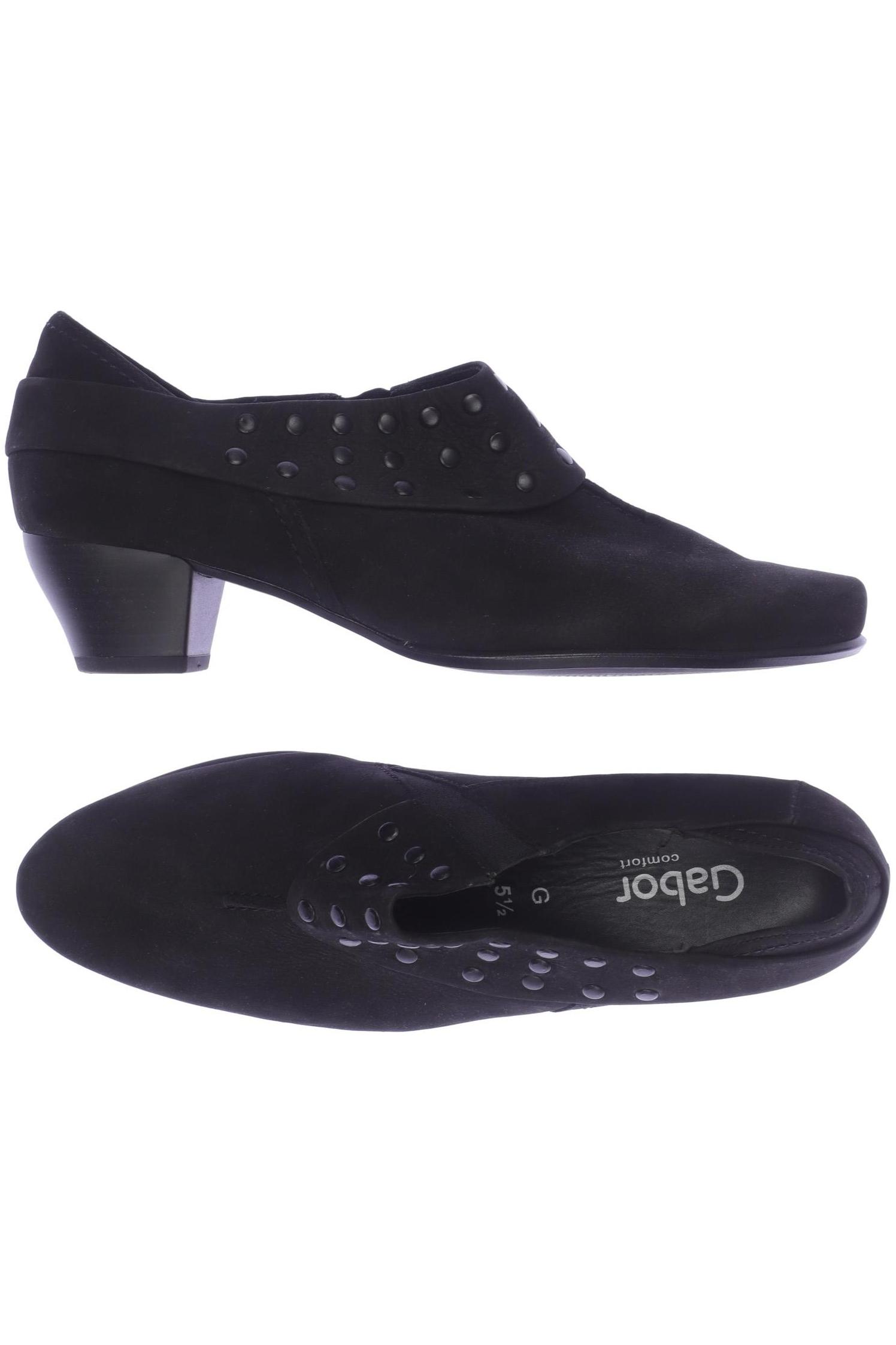 

Gabor Damen Halbschuh, schwarz, Gr. 5.5