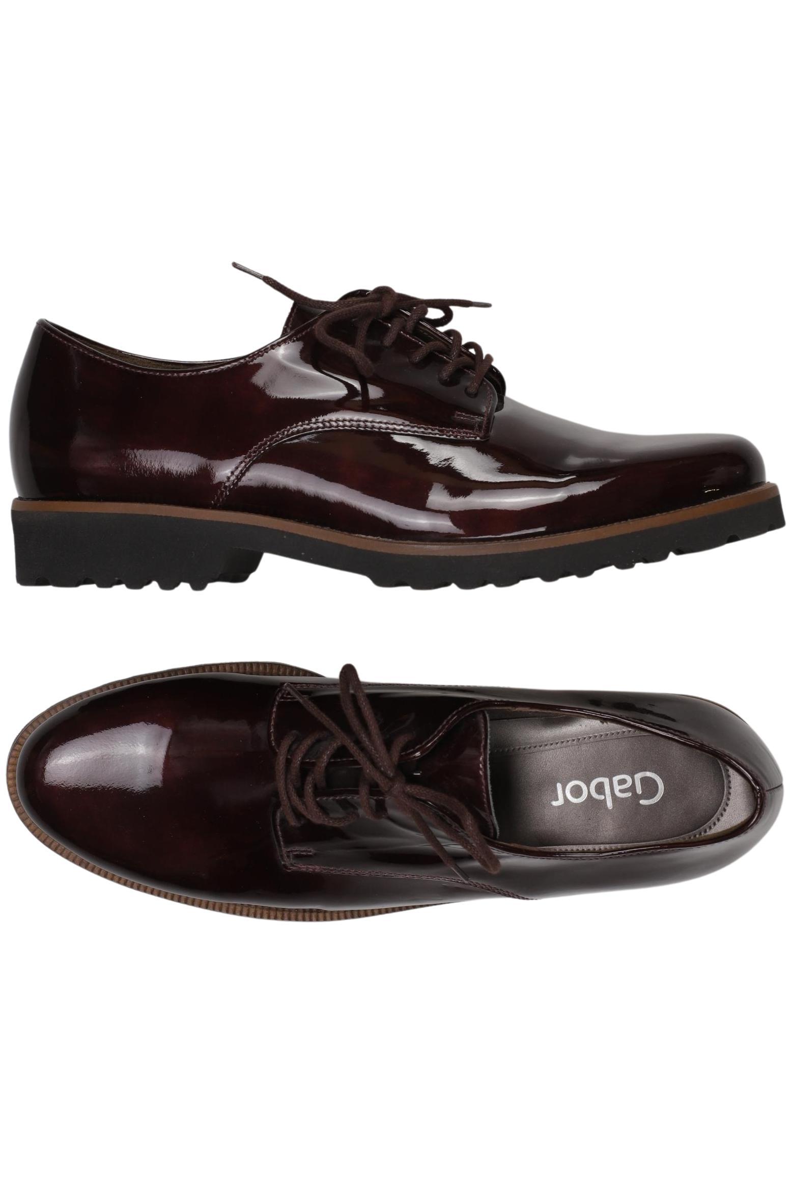 

Gabor Damen Halbschuh, bordeaux, Gr. 5.5