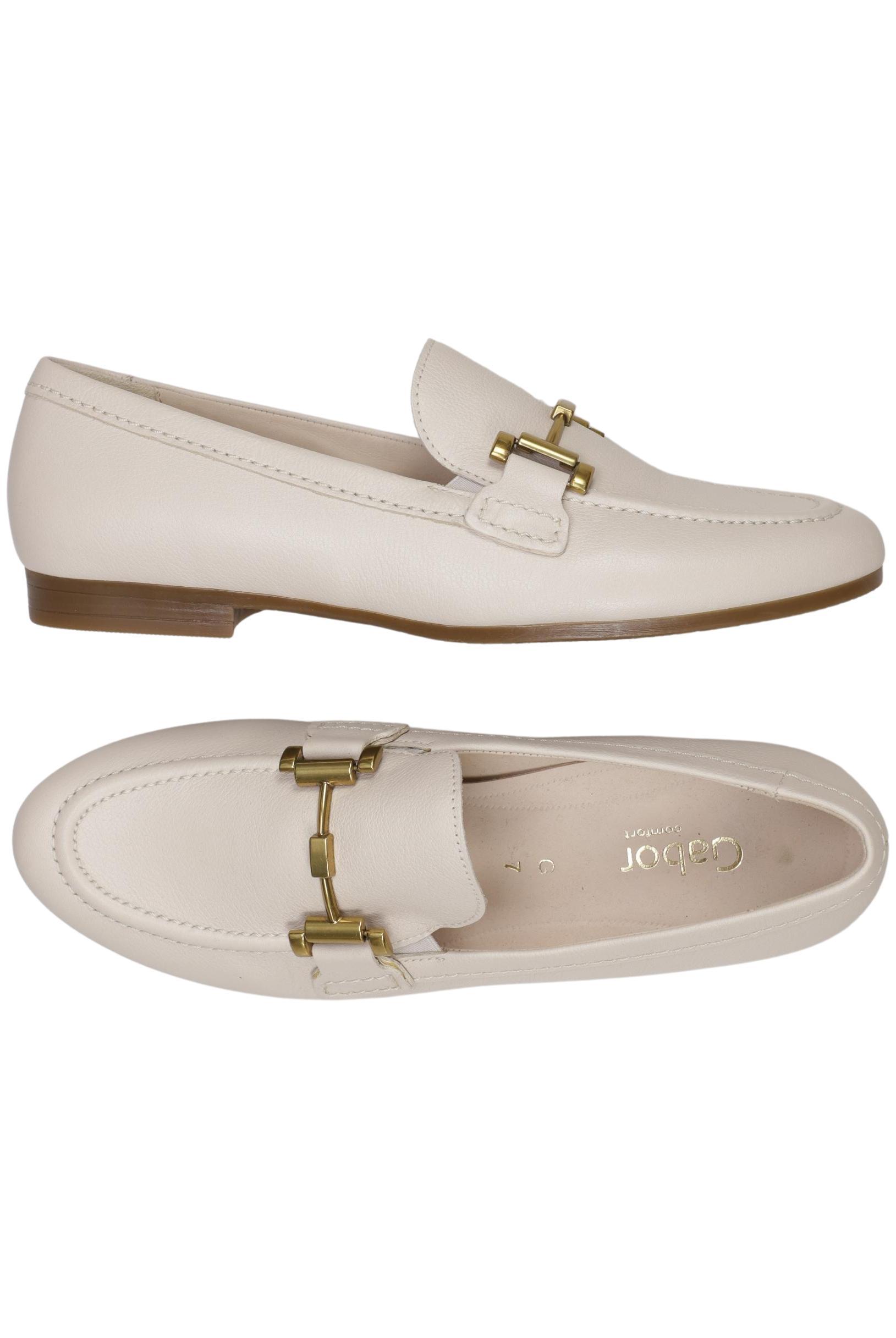 

Gabor Damen Halbschuh, cremeweiß, Gr. 7