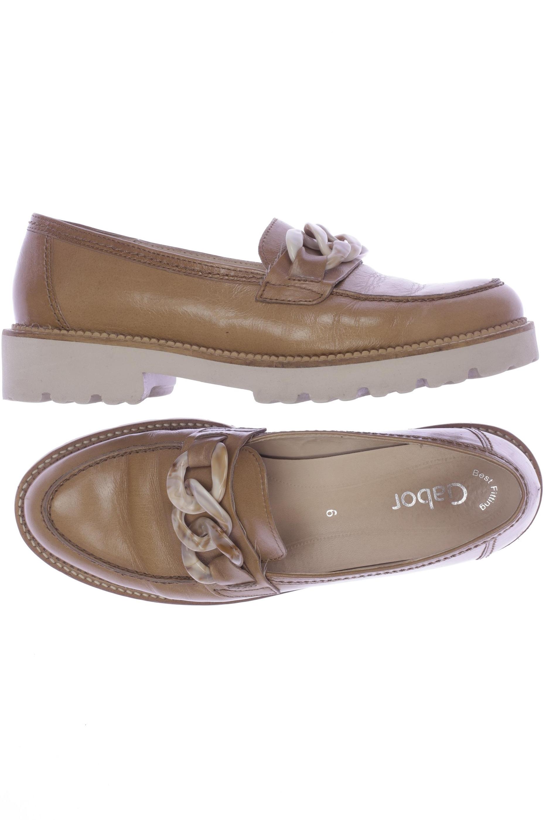 

Gabor Damen Halbschuh, beige, Gr. 6