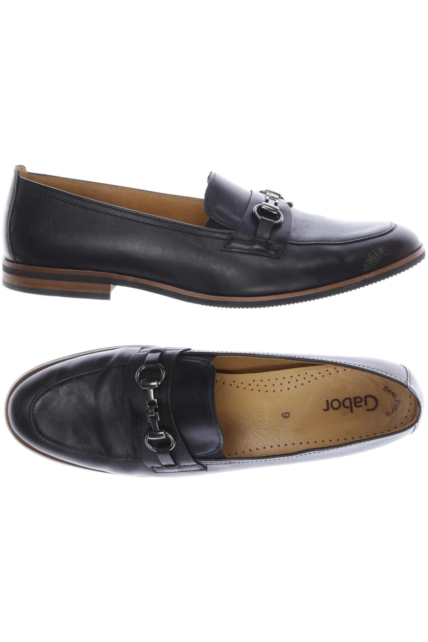 

Gabor Damen Halbschuh, schwarz, Gr. 9