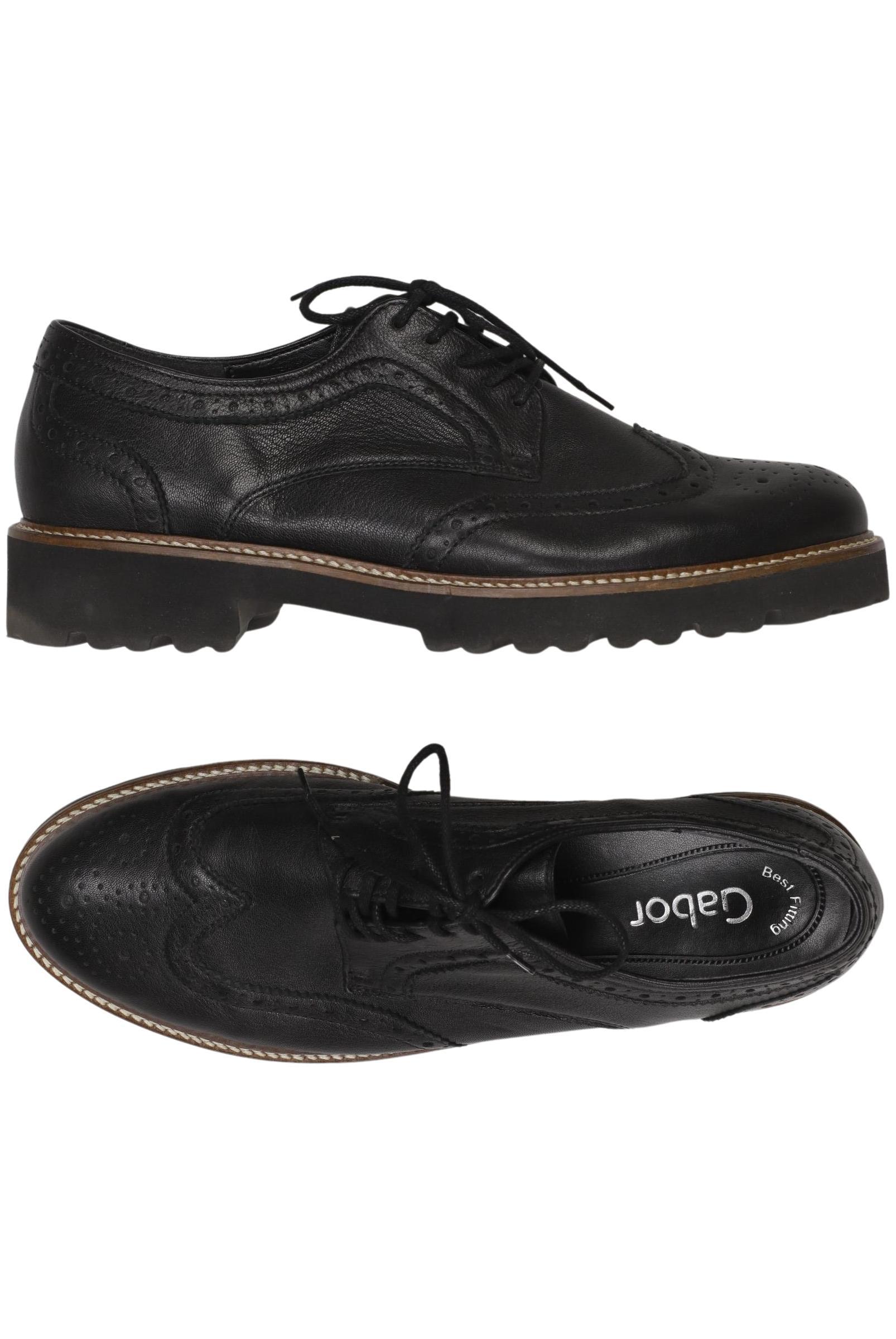 

Gabor Damen Halbschuh, schwarz, Gr. 6.5